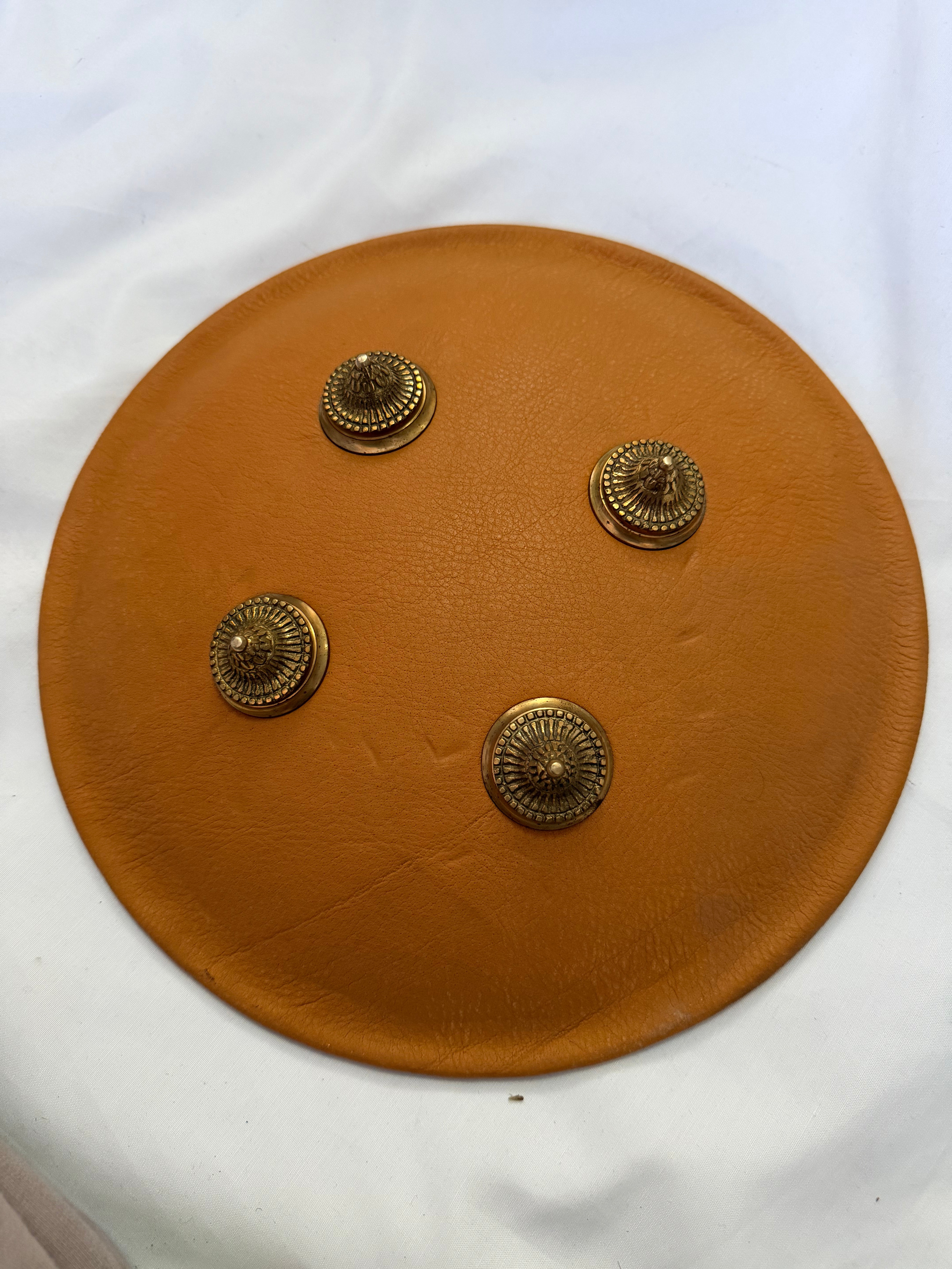 13" Orange Leather Dhaal