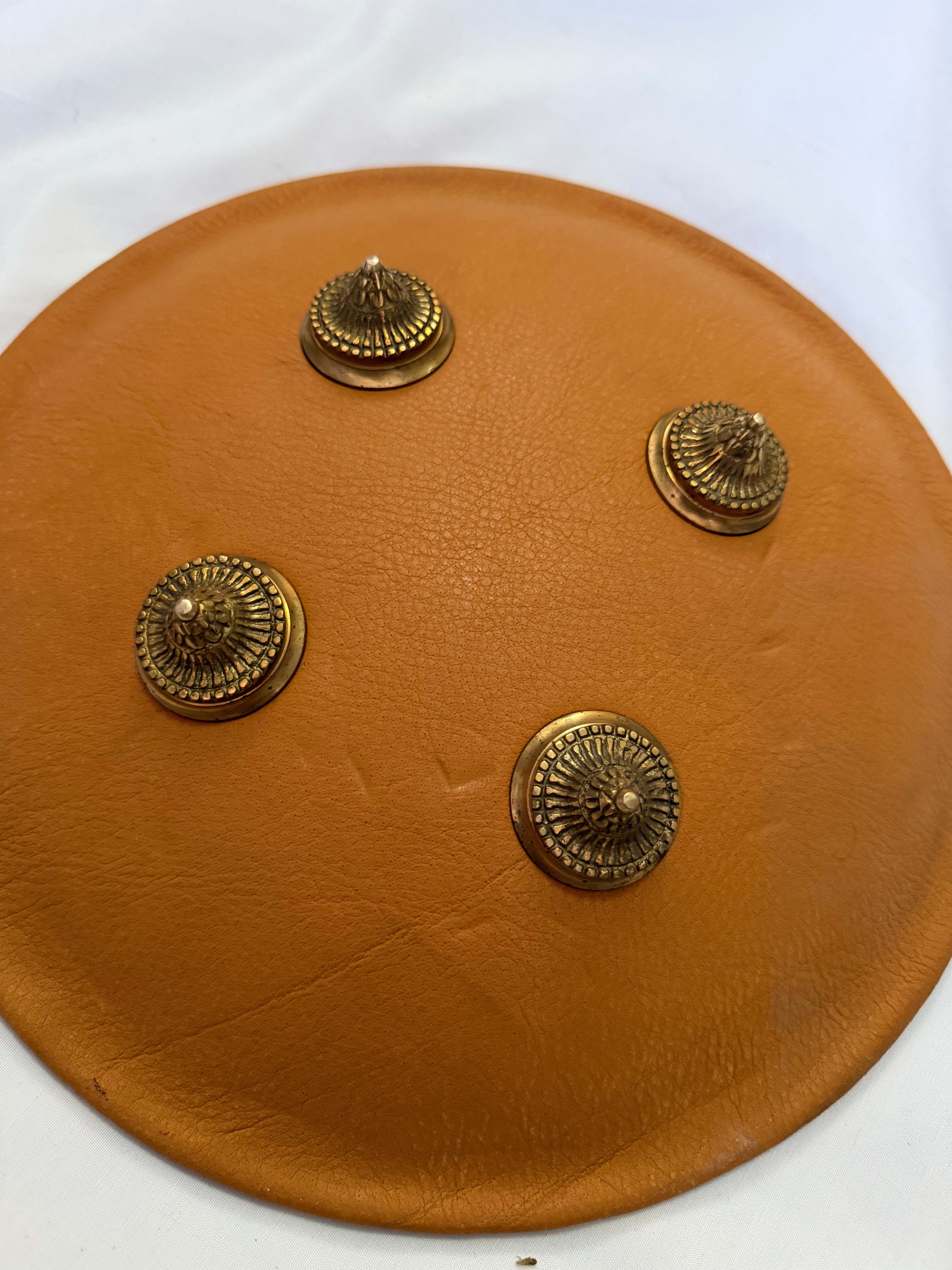 13" Orange Leather Dhaal