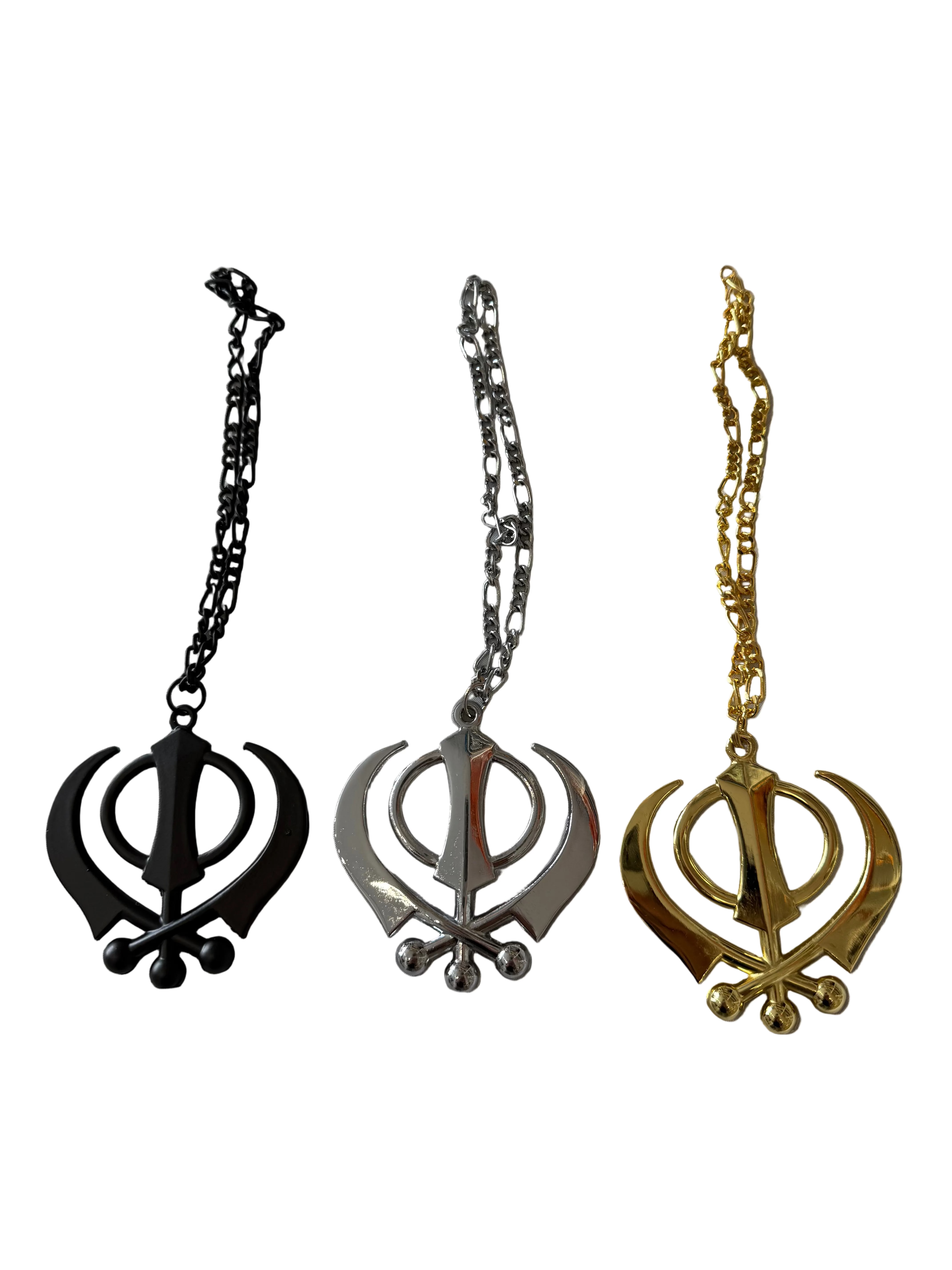 4"  Medium Khanda - Car Hanging
