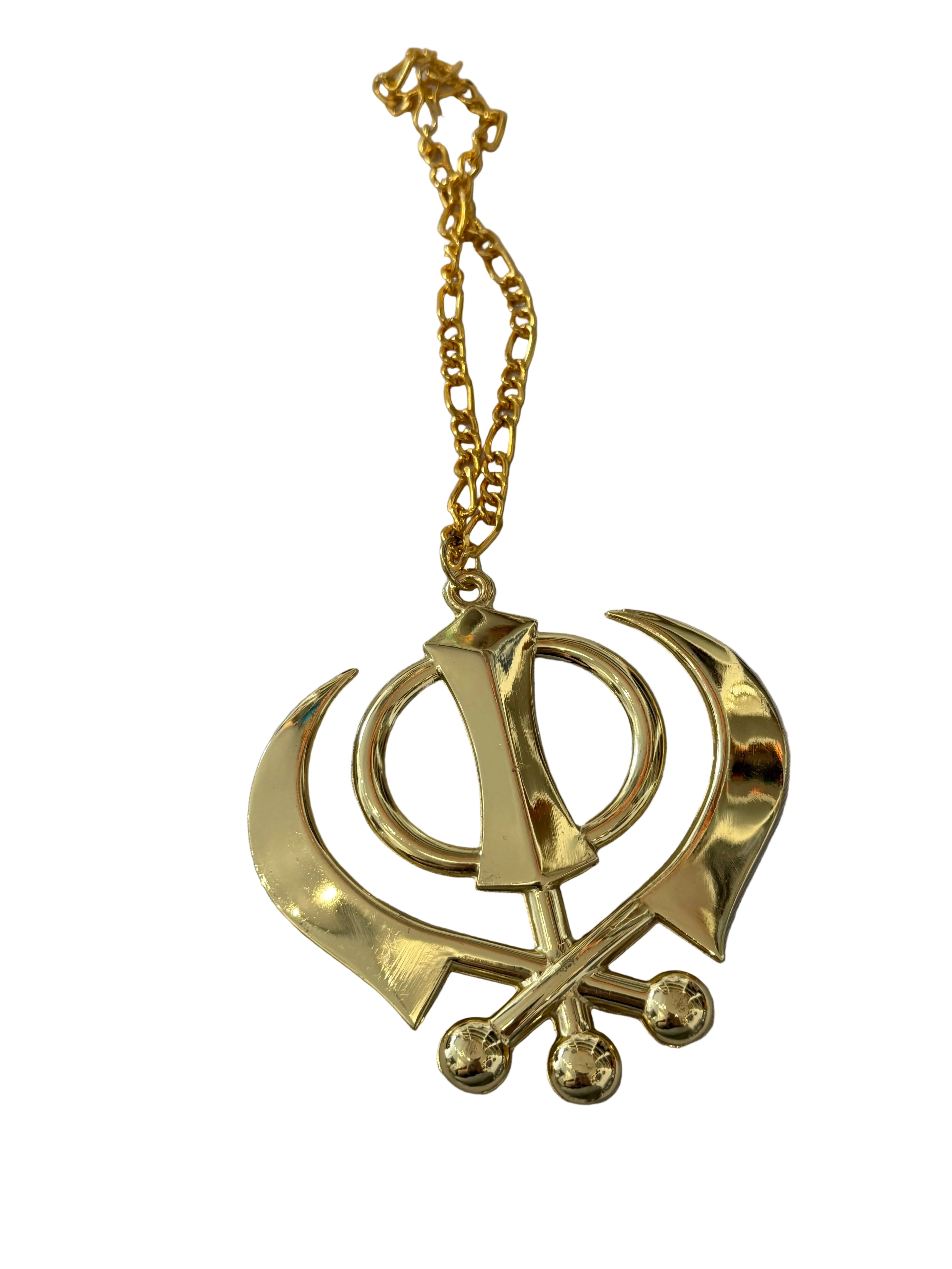 5"  Large Khanda - Car Hanging
