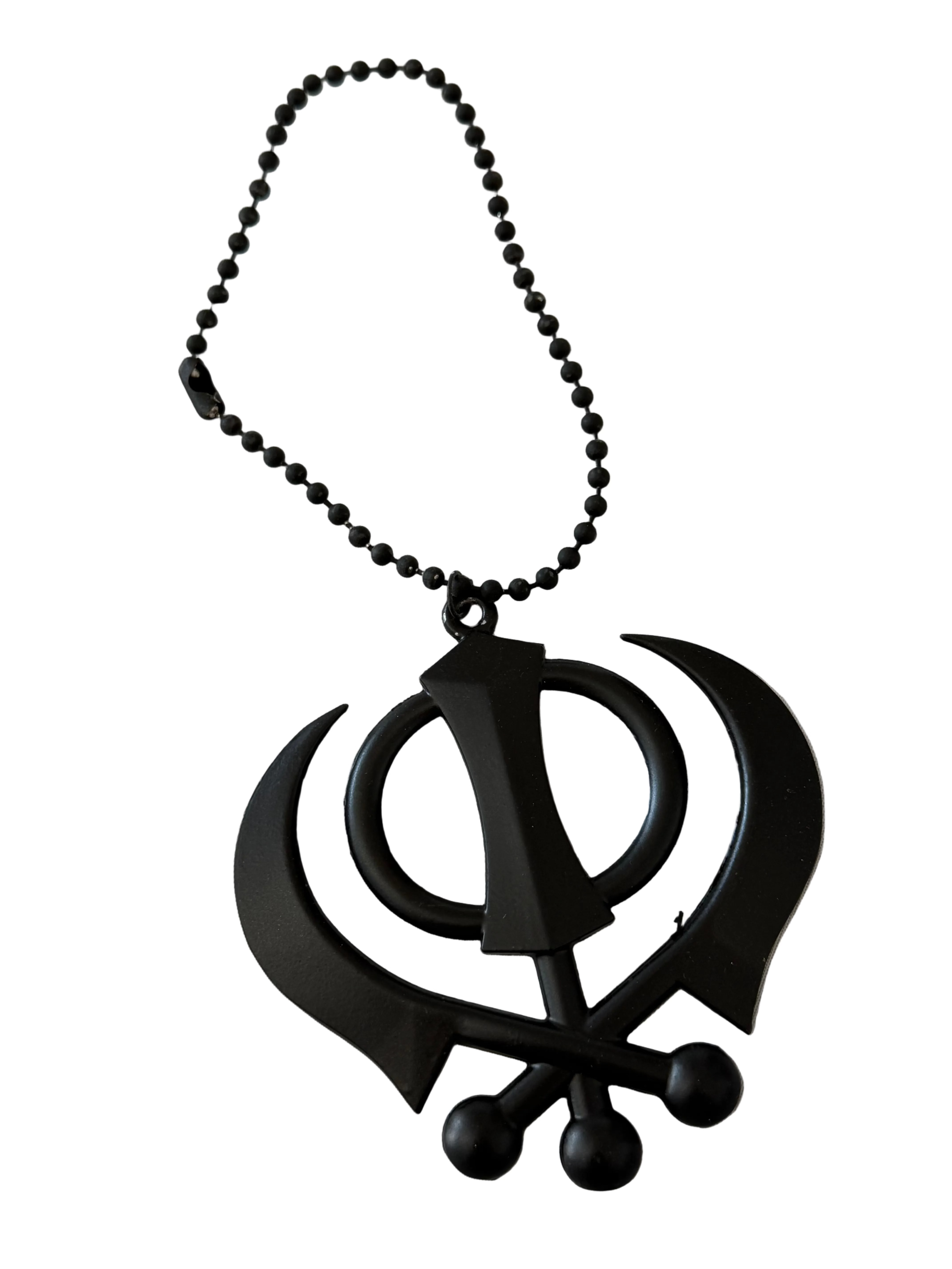 5"  Large Khanda - Car Hanging