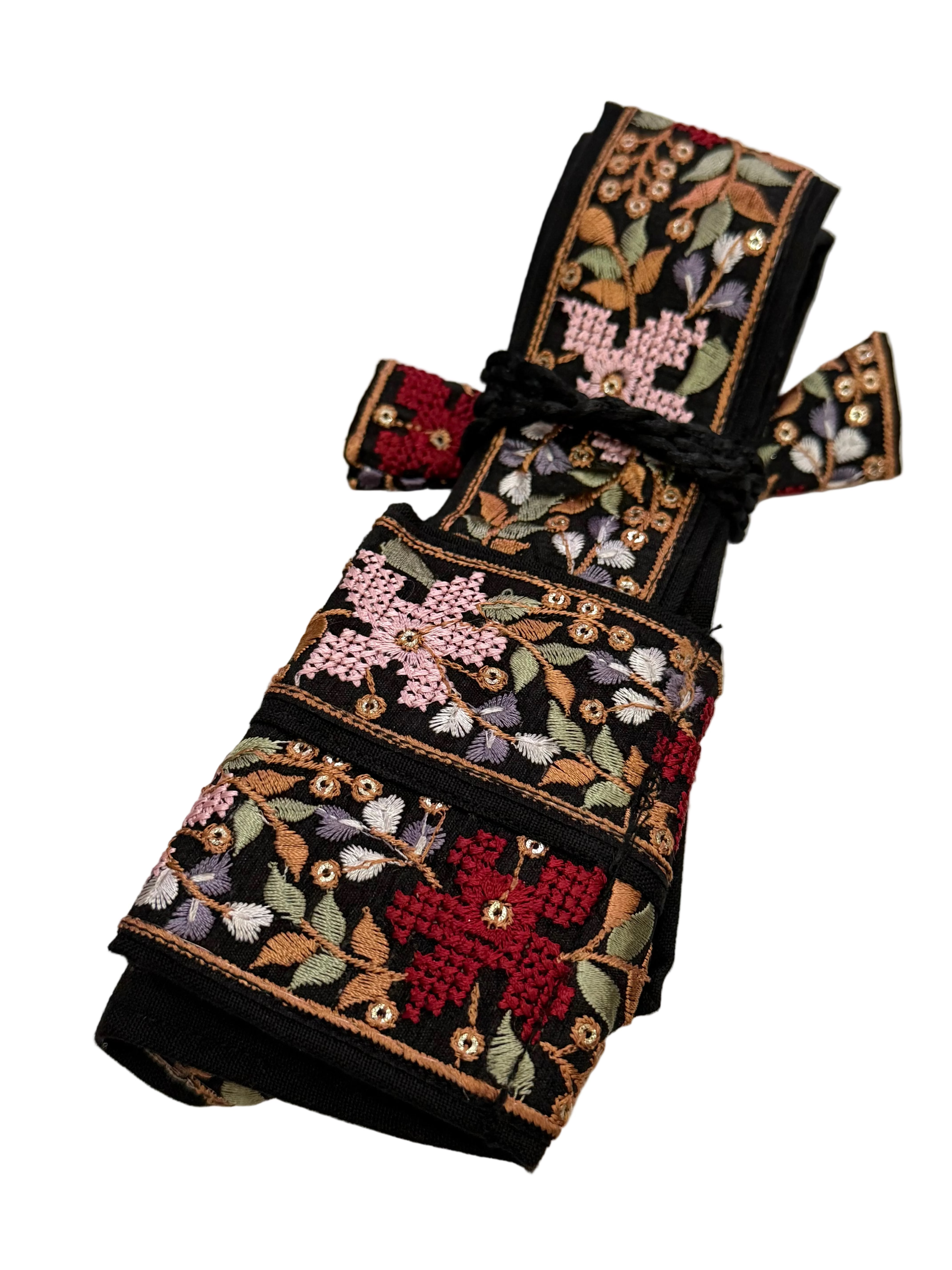 Hajuri Gatra (Black with Flower Design)