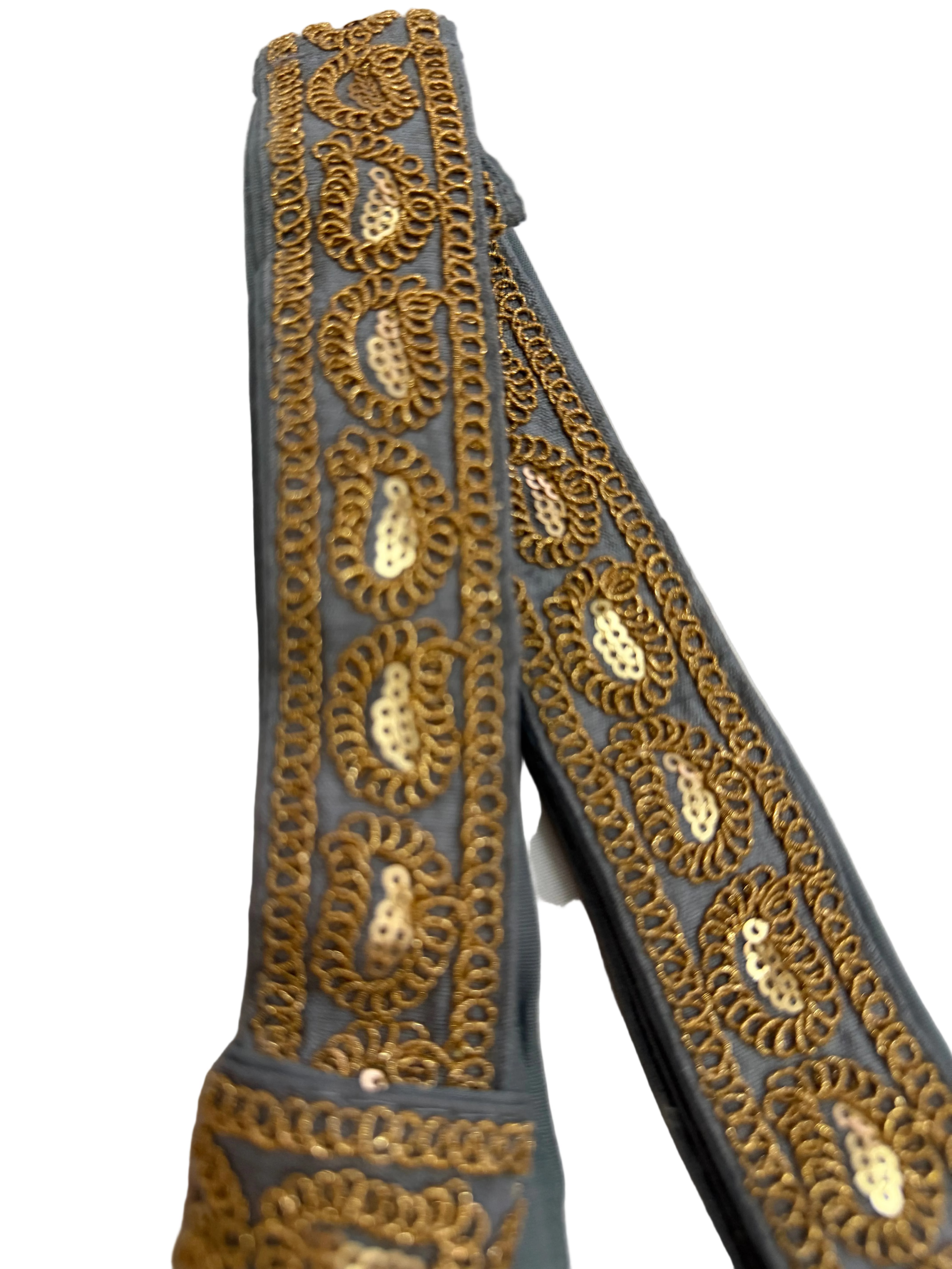 Grey and Gold Gatra