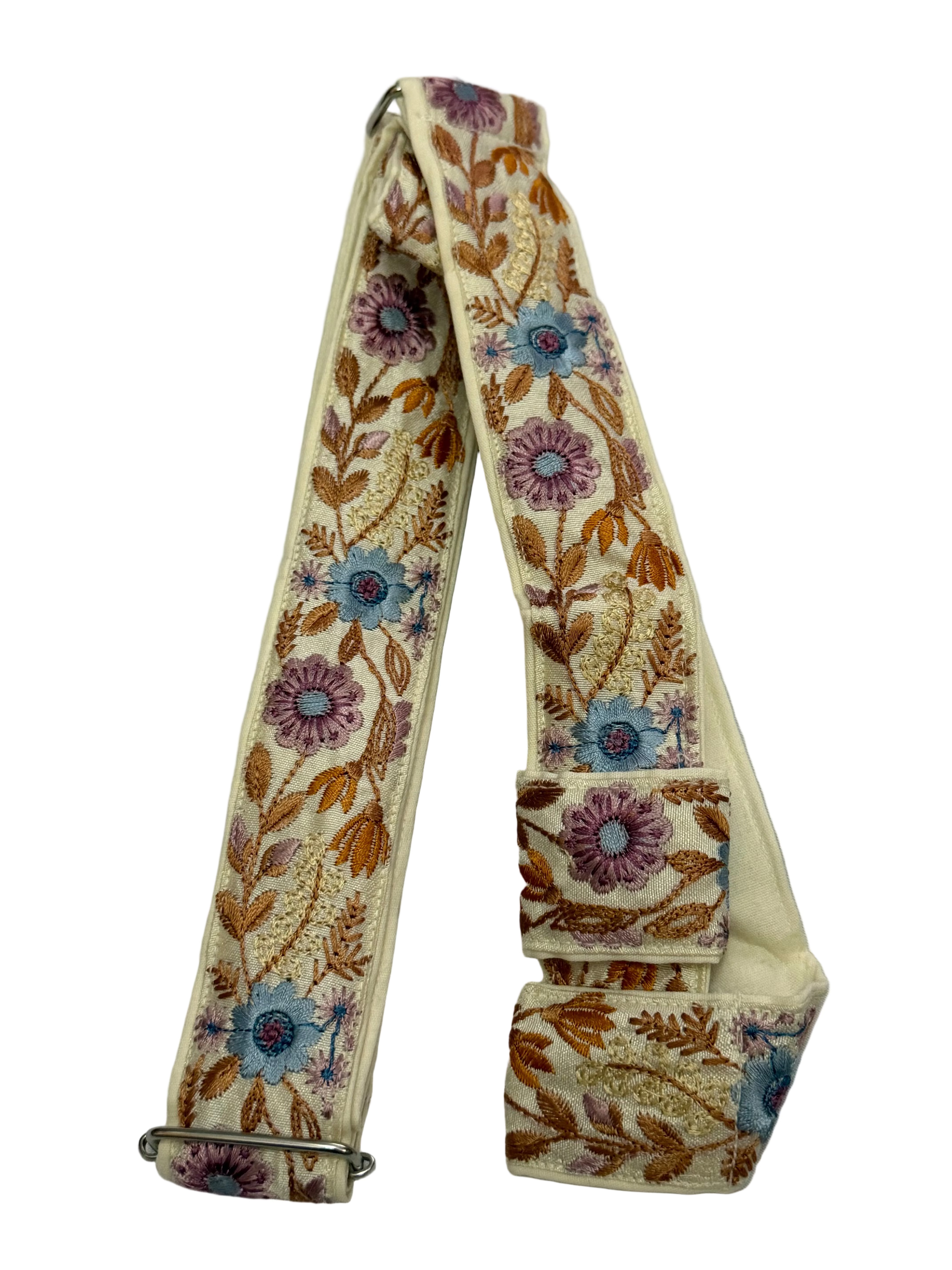 White Floral Flower Gatra 1.5inch
