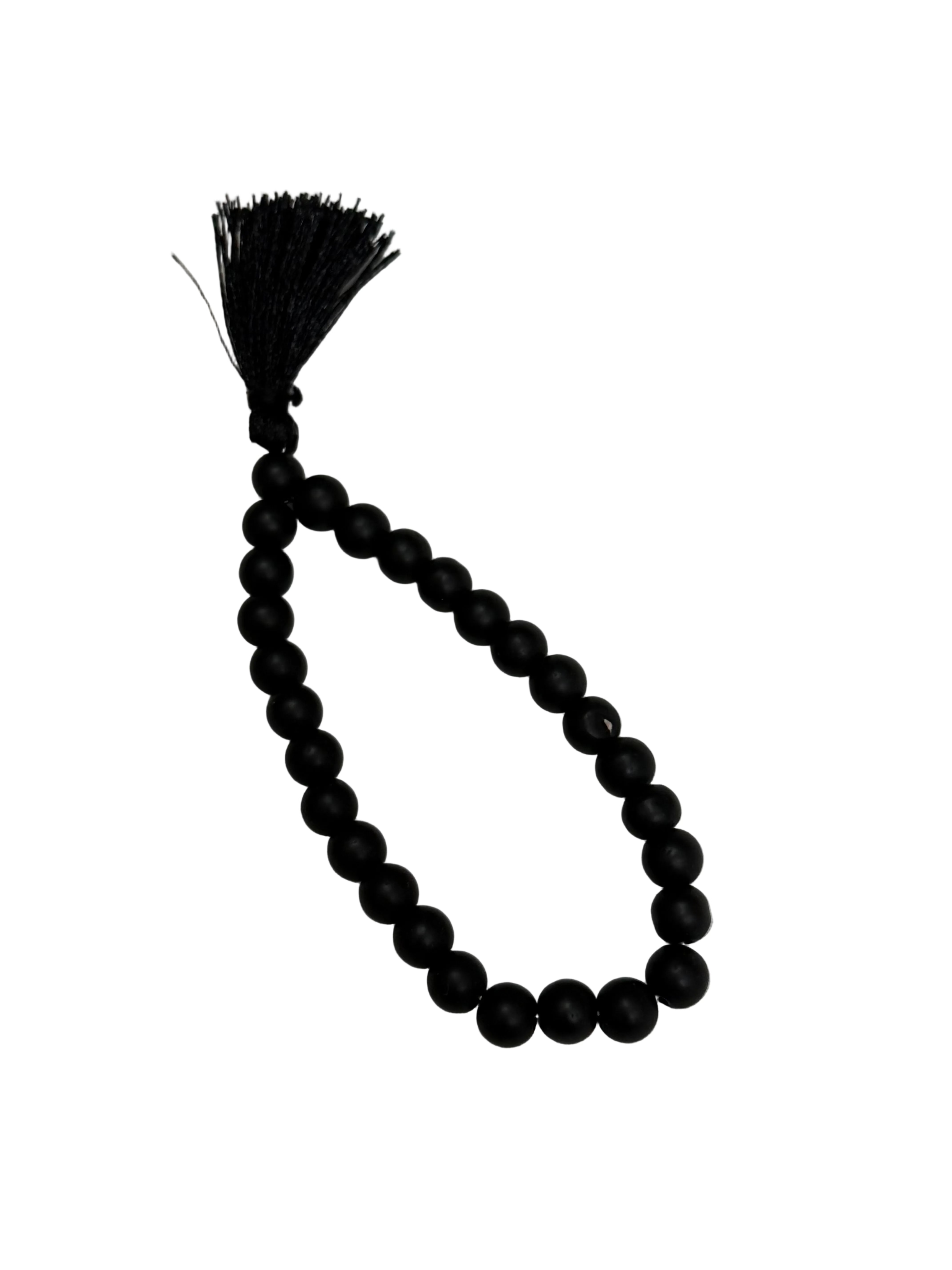 Matt Black Malla 29 Beads