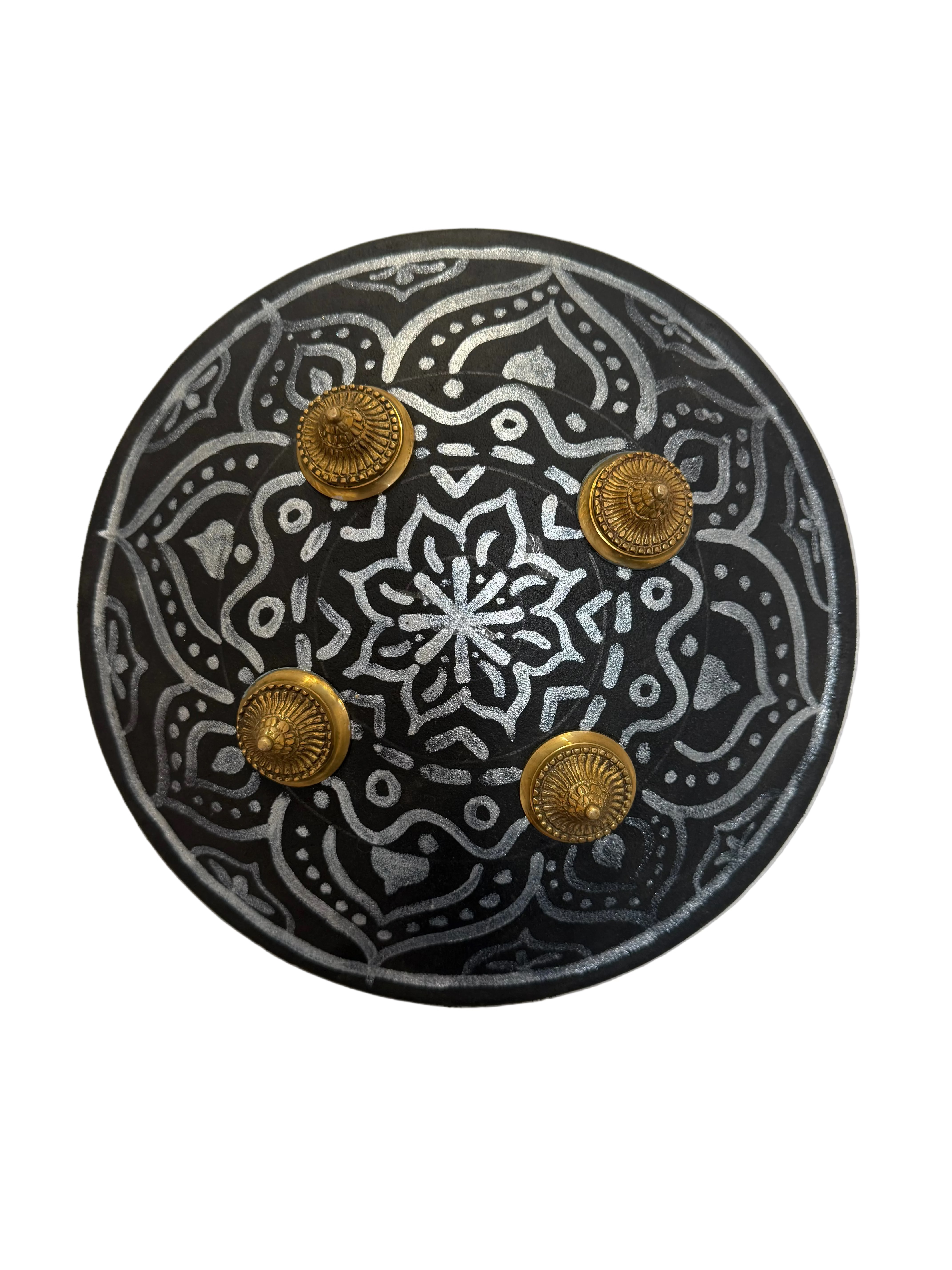 8" Black Painted Dhaal