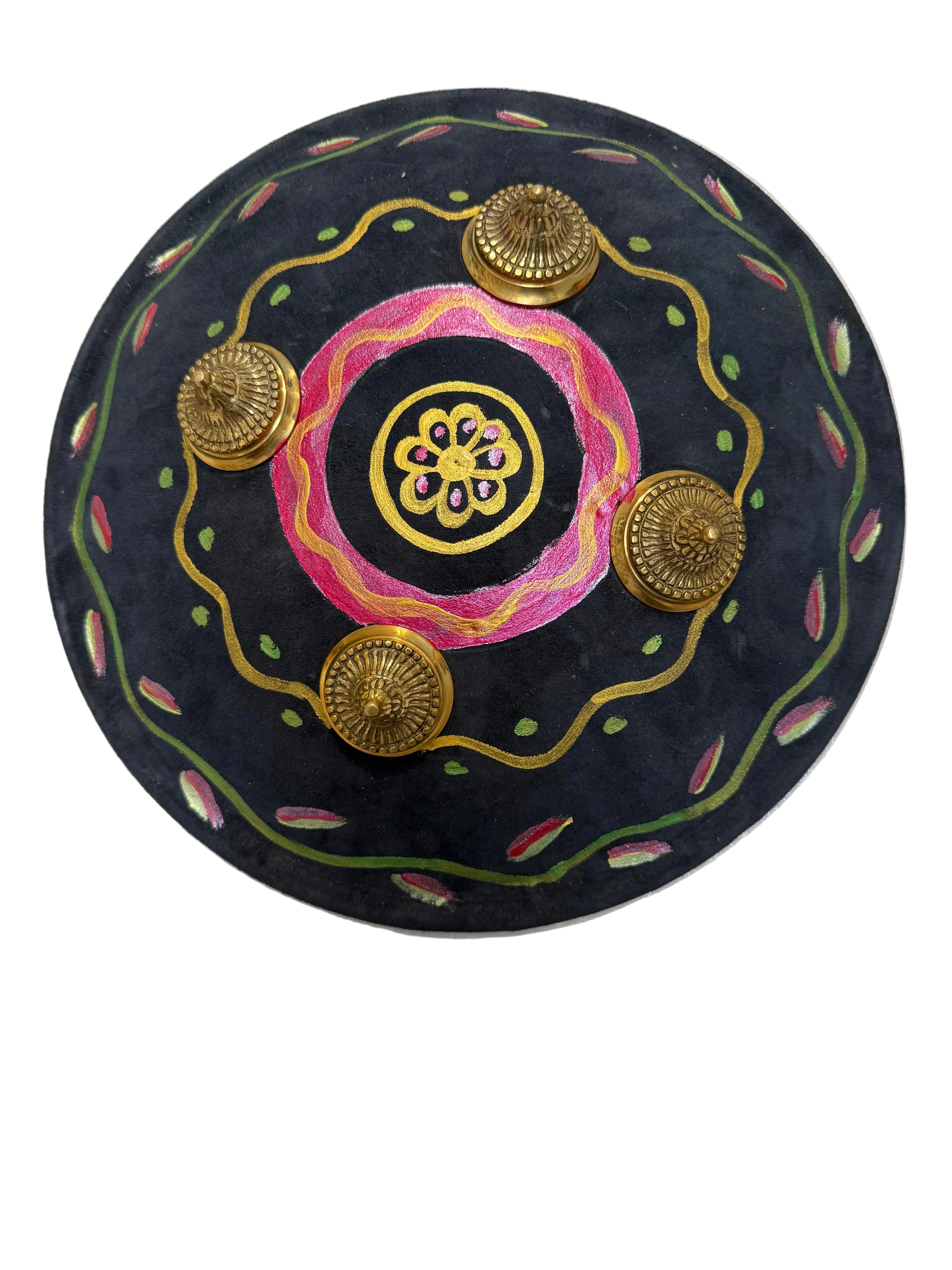 8" Black Painted Dhaal