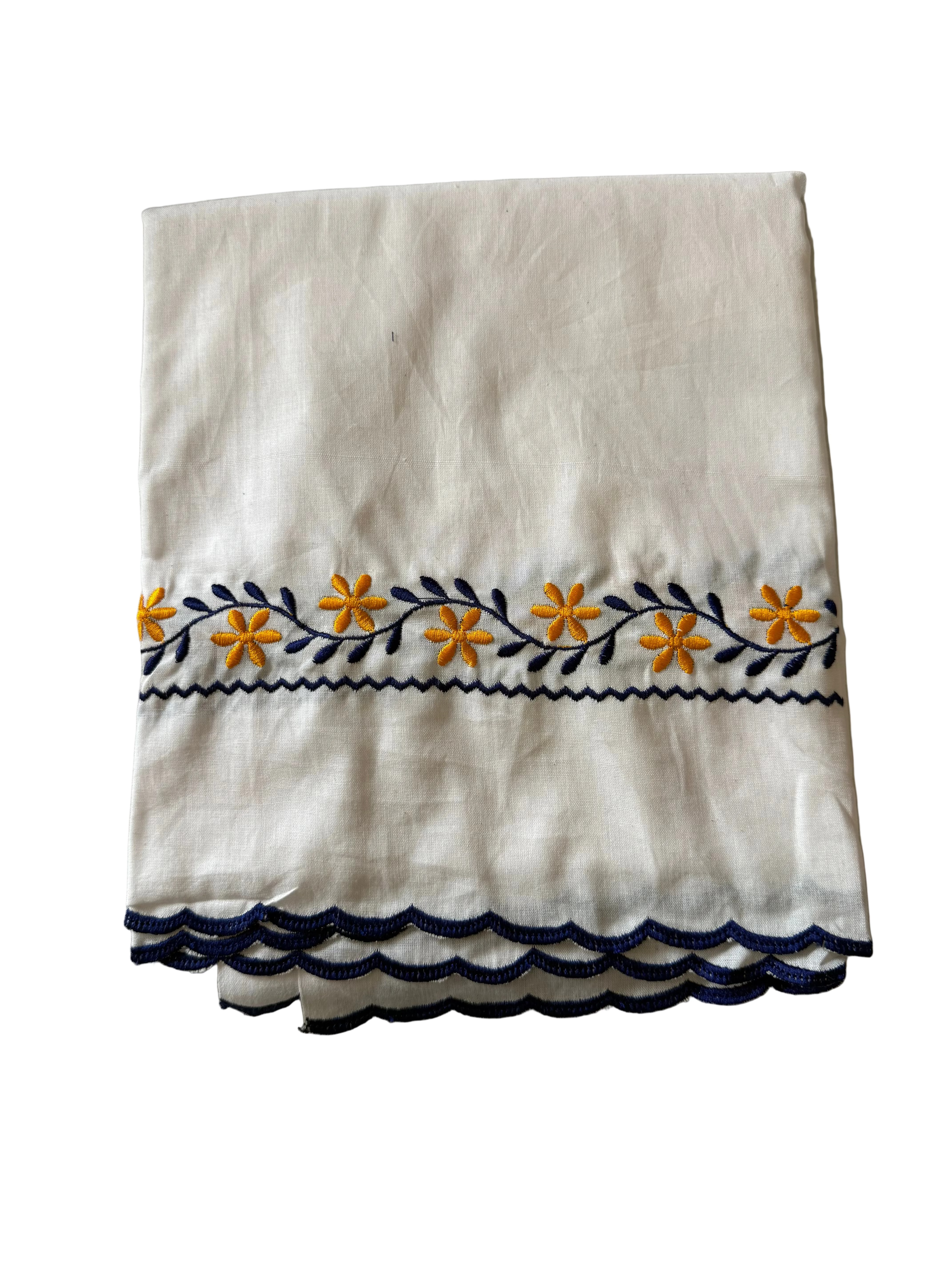 White Hazzoria with embroidery