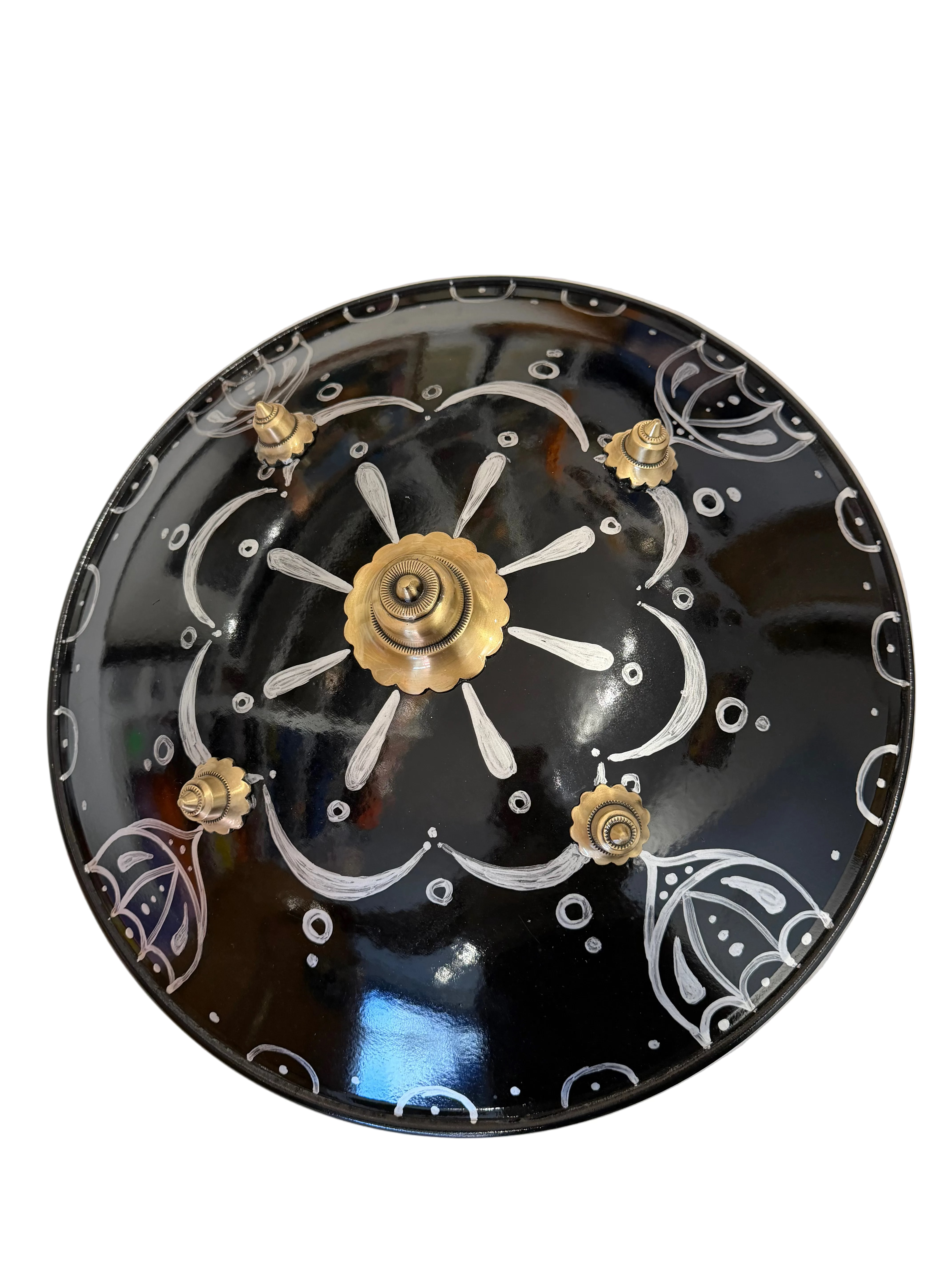 18" Black Painted Dhaal