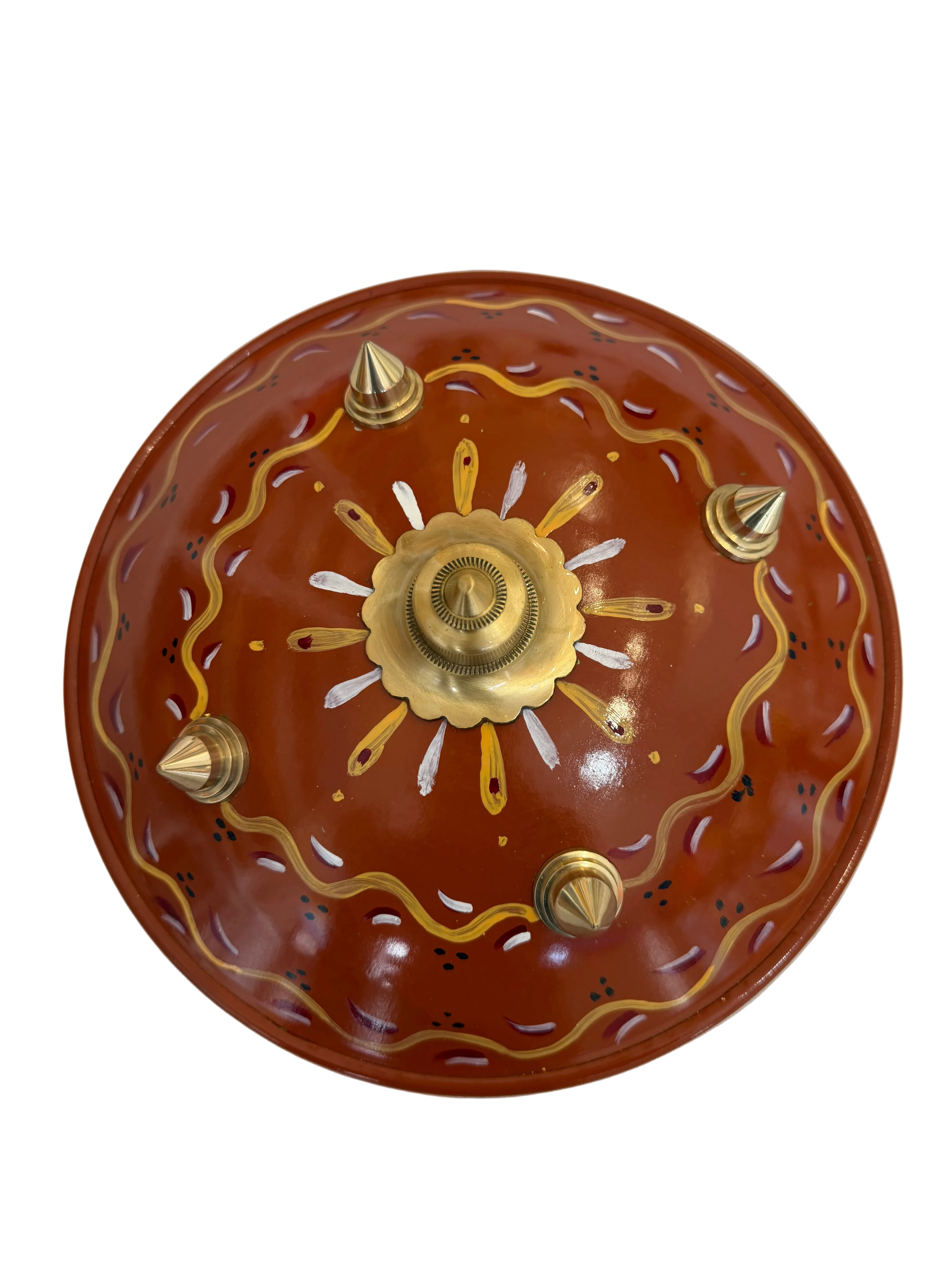 10" Orange painted Dhaal
