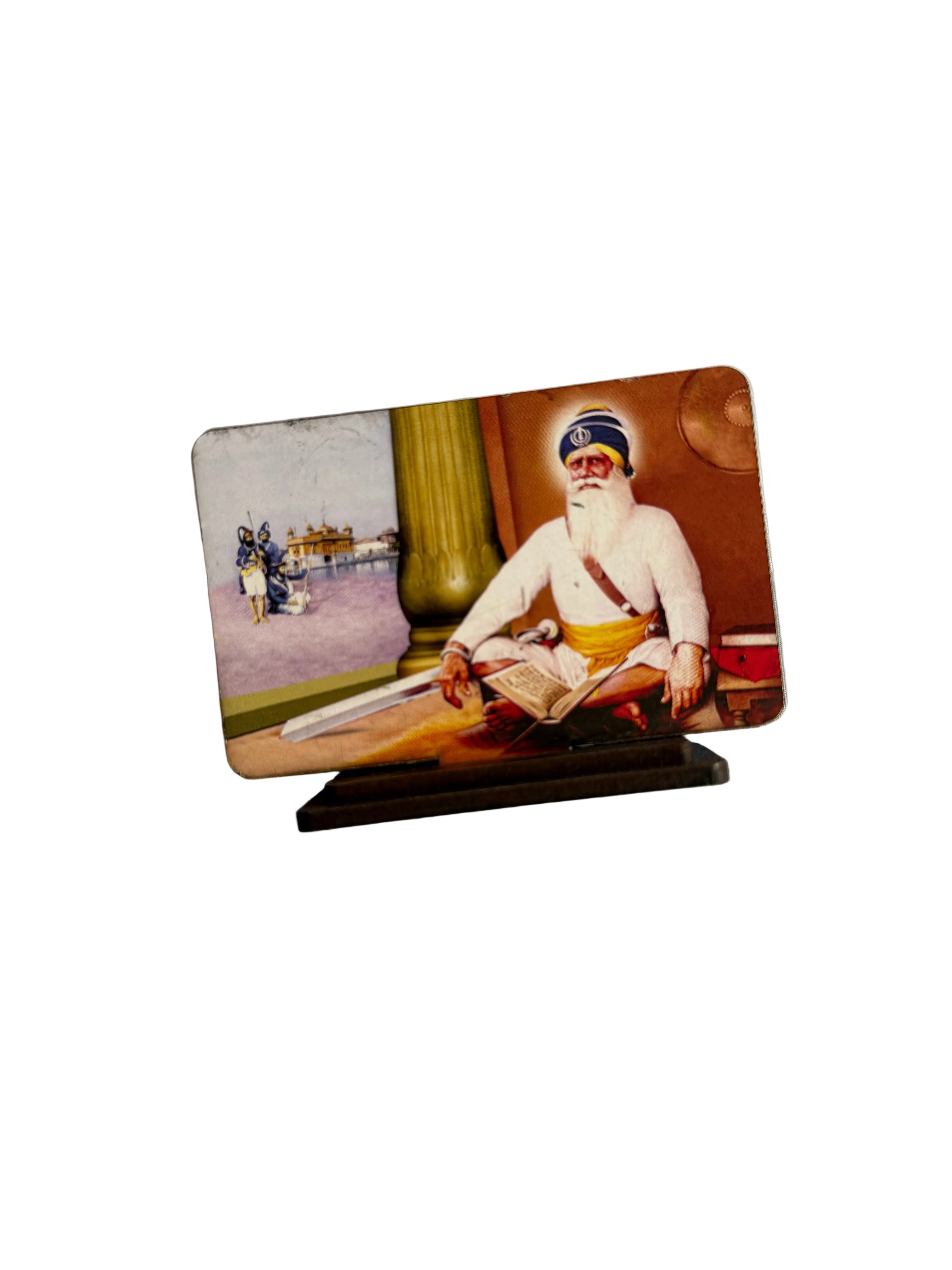 Baba Deep Singh Wooden  Dashboard Piece
