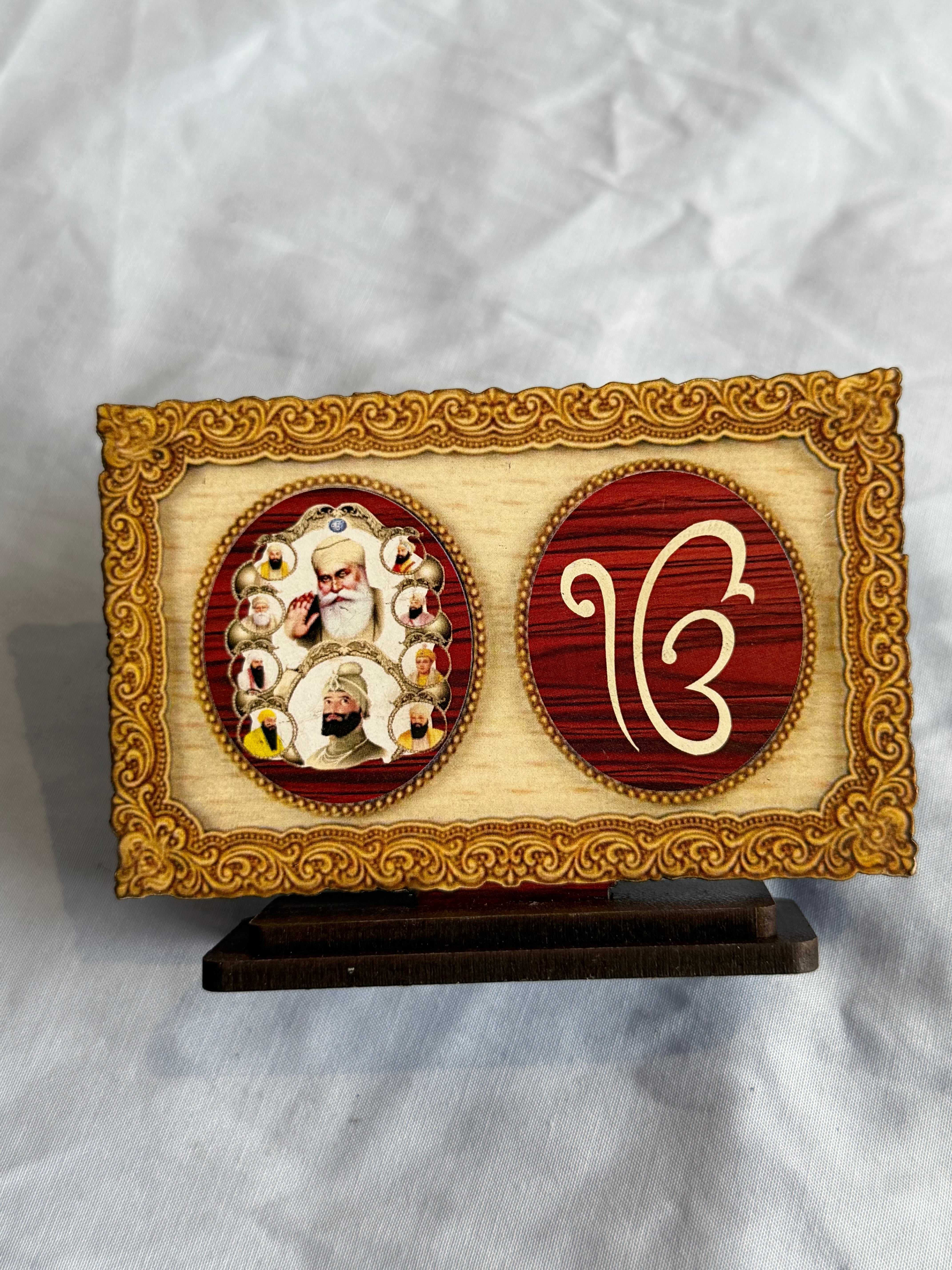 10 Gurus Wooden Dashboard Piece