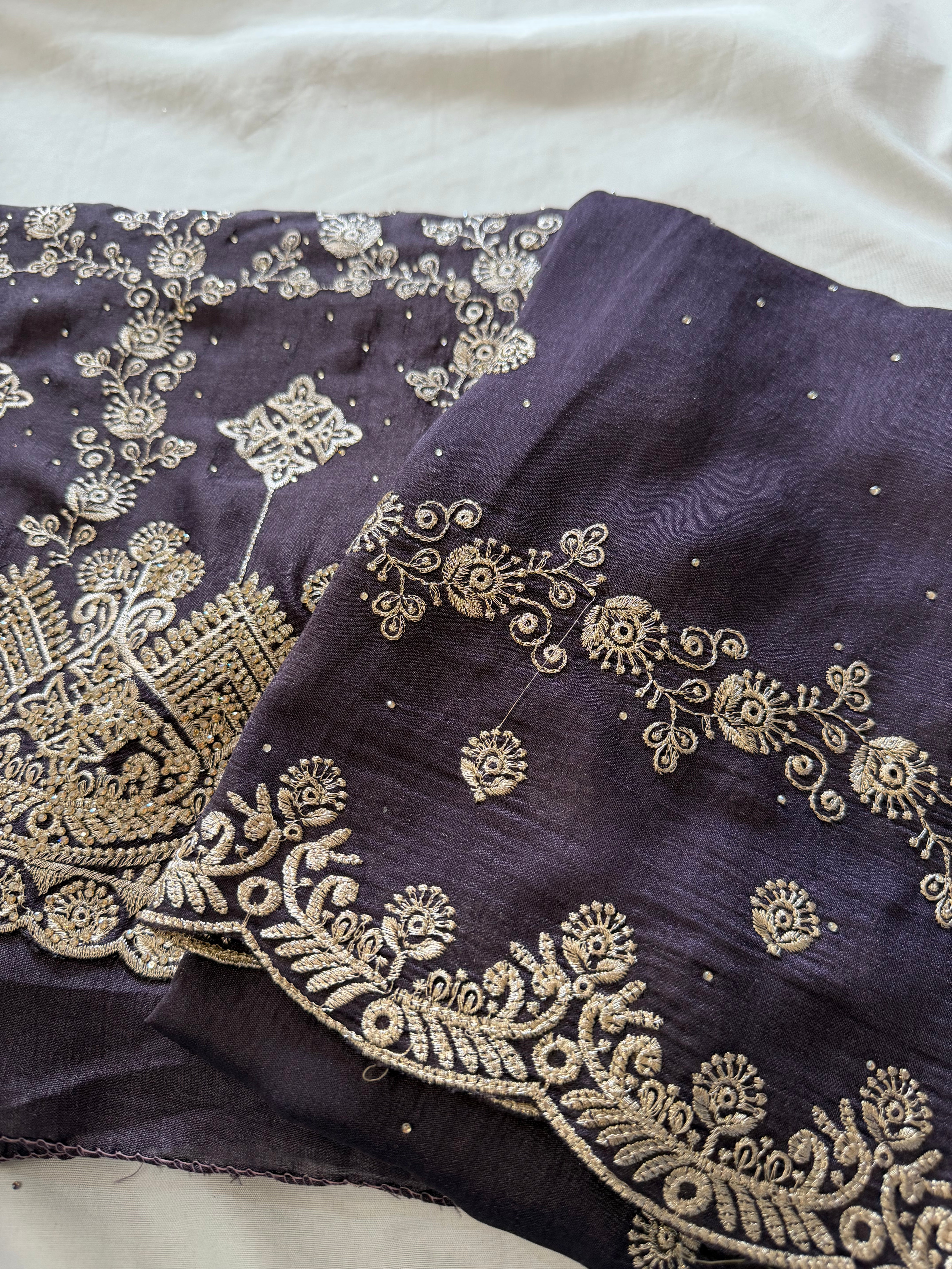 Purple & Gold Suit