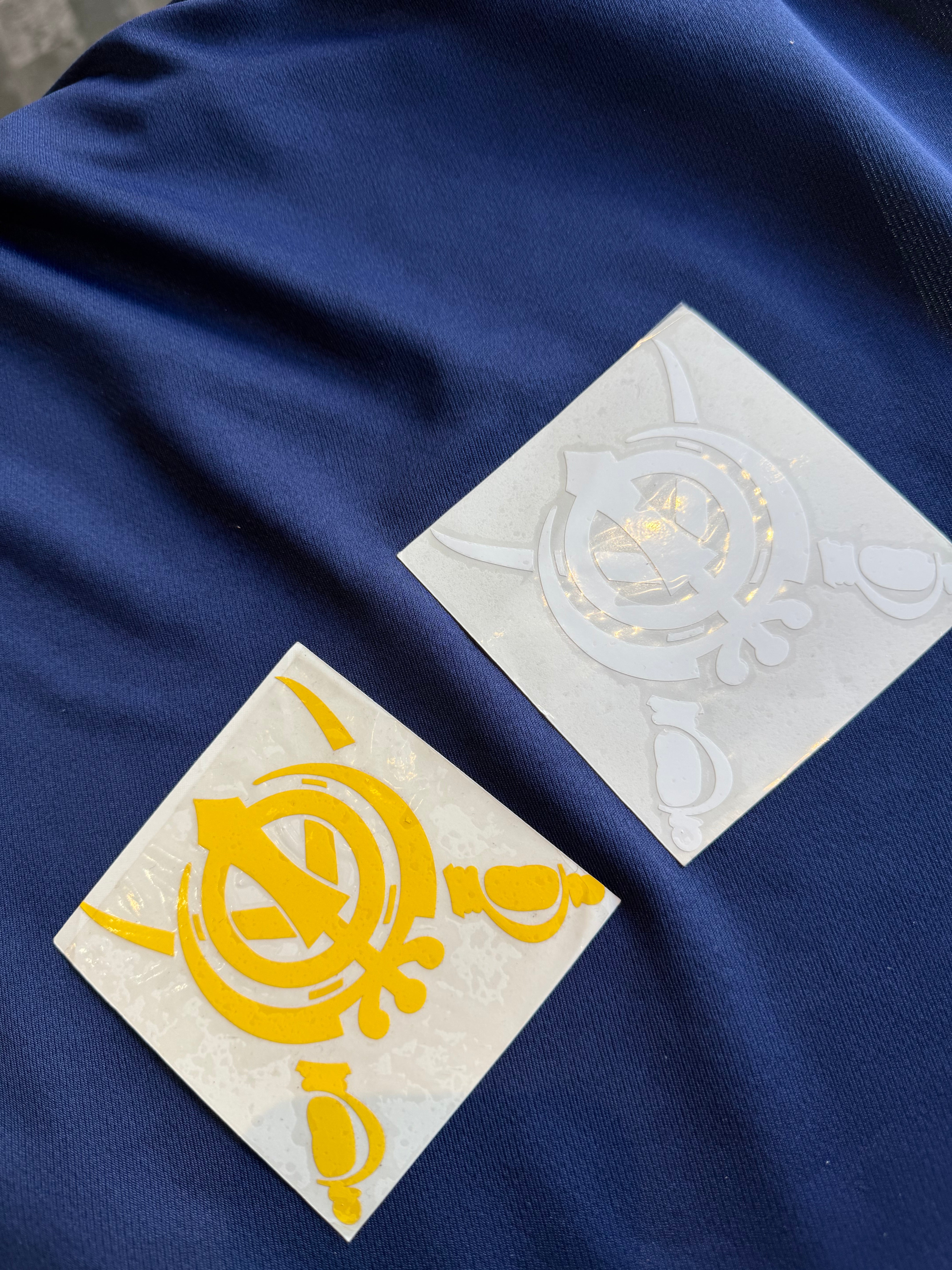 Car sticker - Khanda design