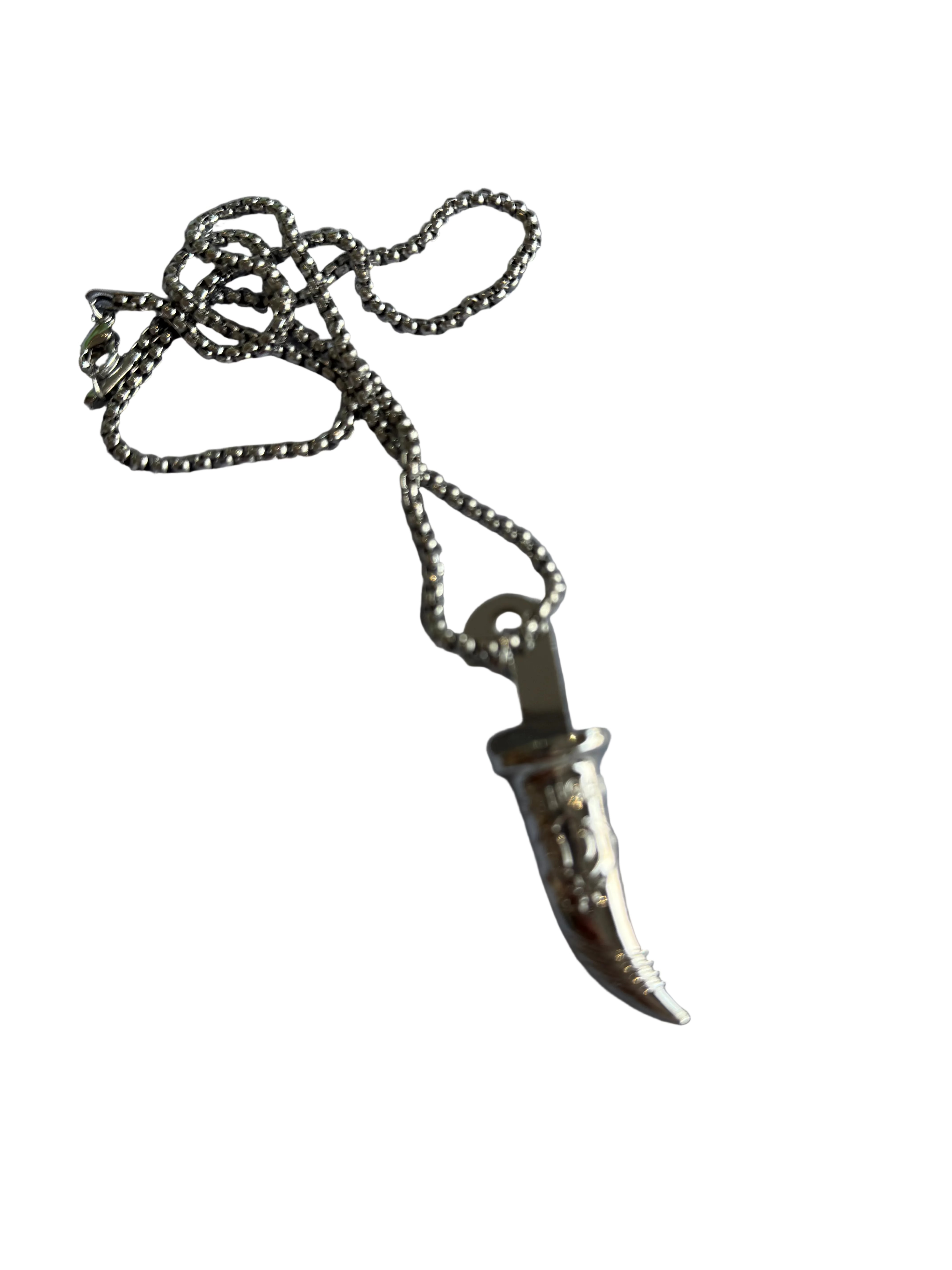 Silver Kirpan Necklace