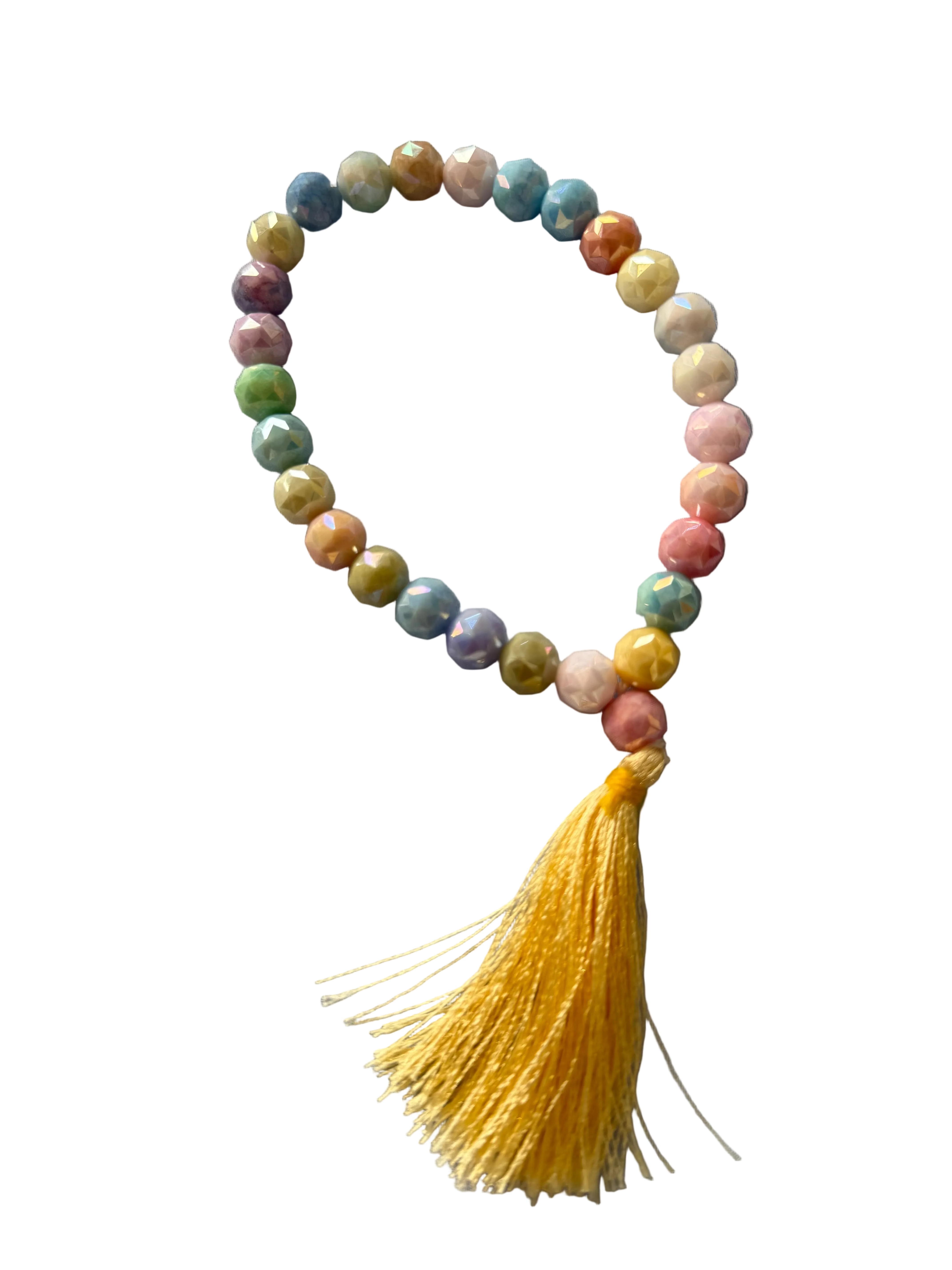 Multicoloured Bead Mala – 28 Beads