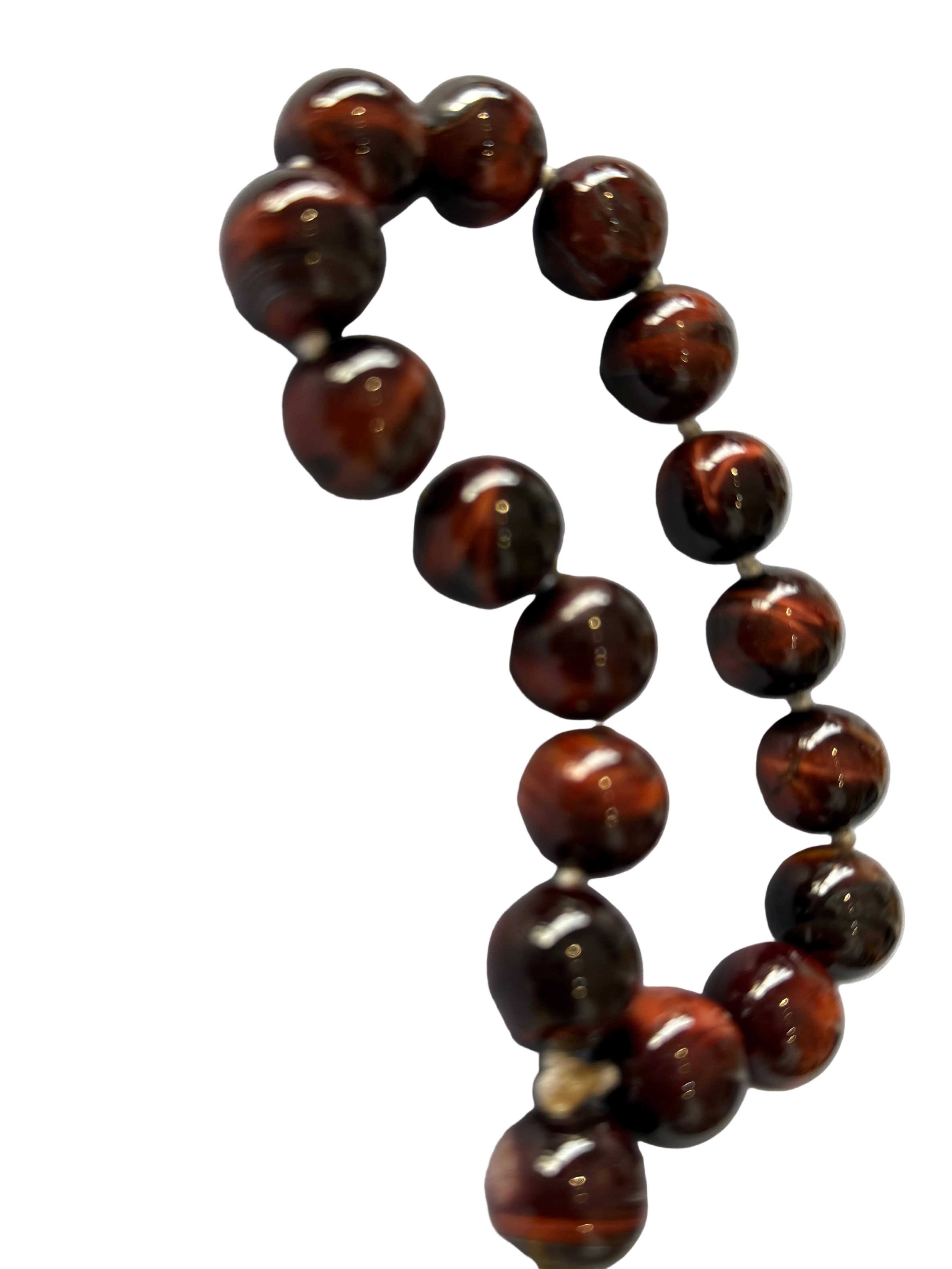 Tiger Eye Mala – 18 Beads (Small Size)