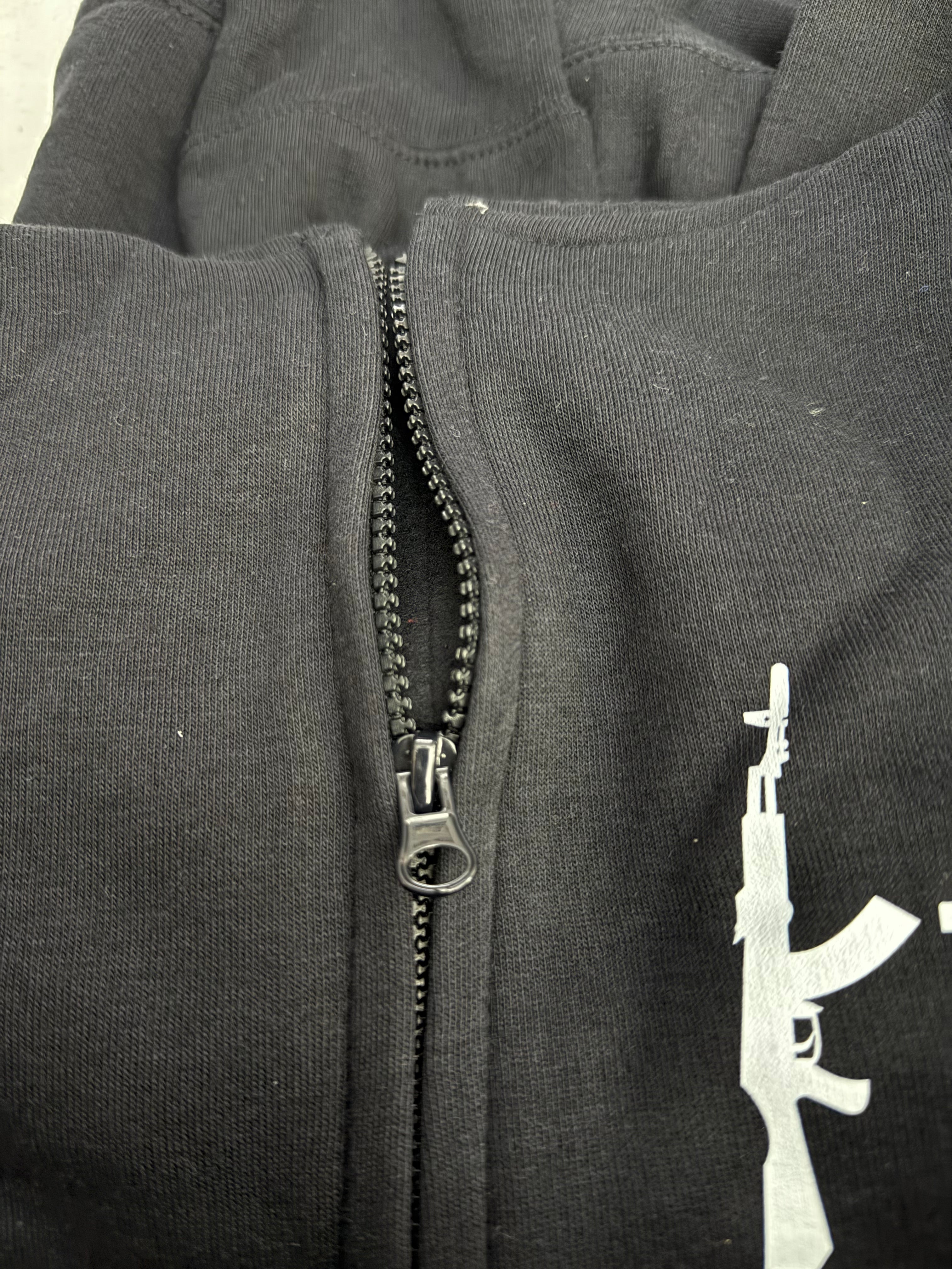 Kids Singh Navy Blue Zip Hoodie