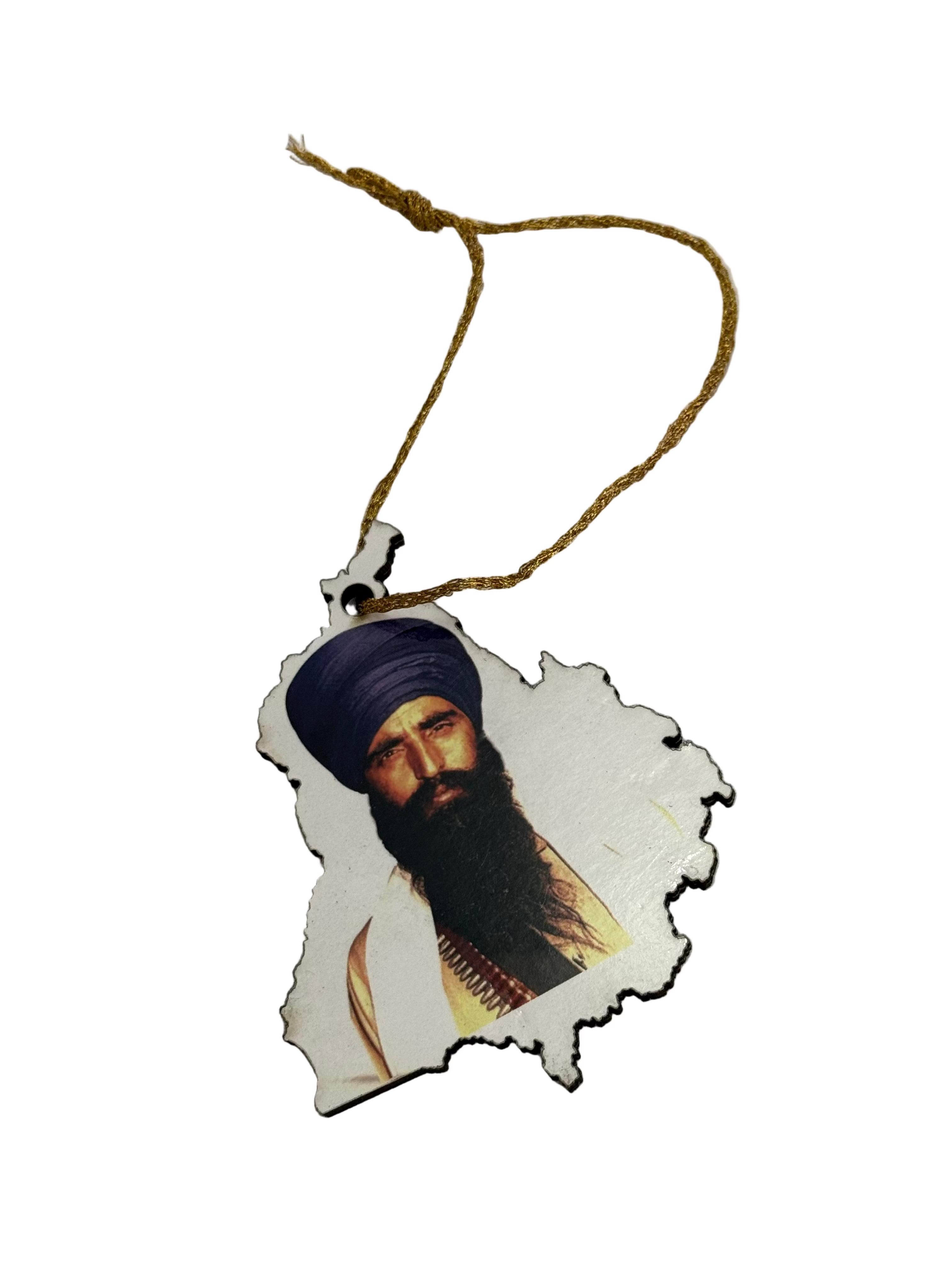 Sant Jarnail Singh Bhindranwale Ji – Mirror Hanging Ornament