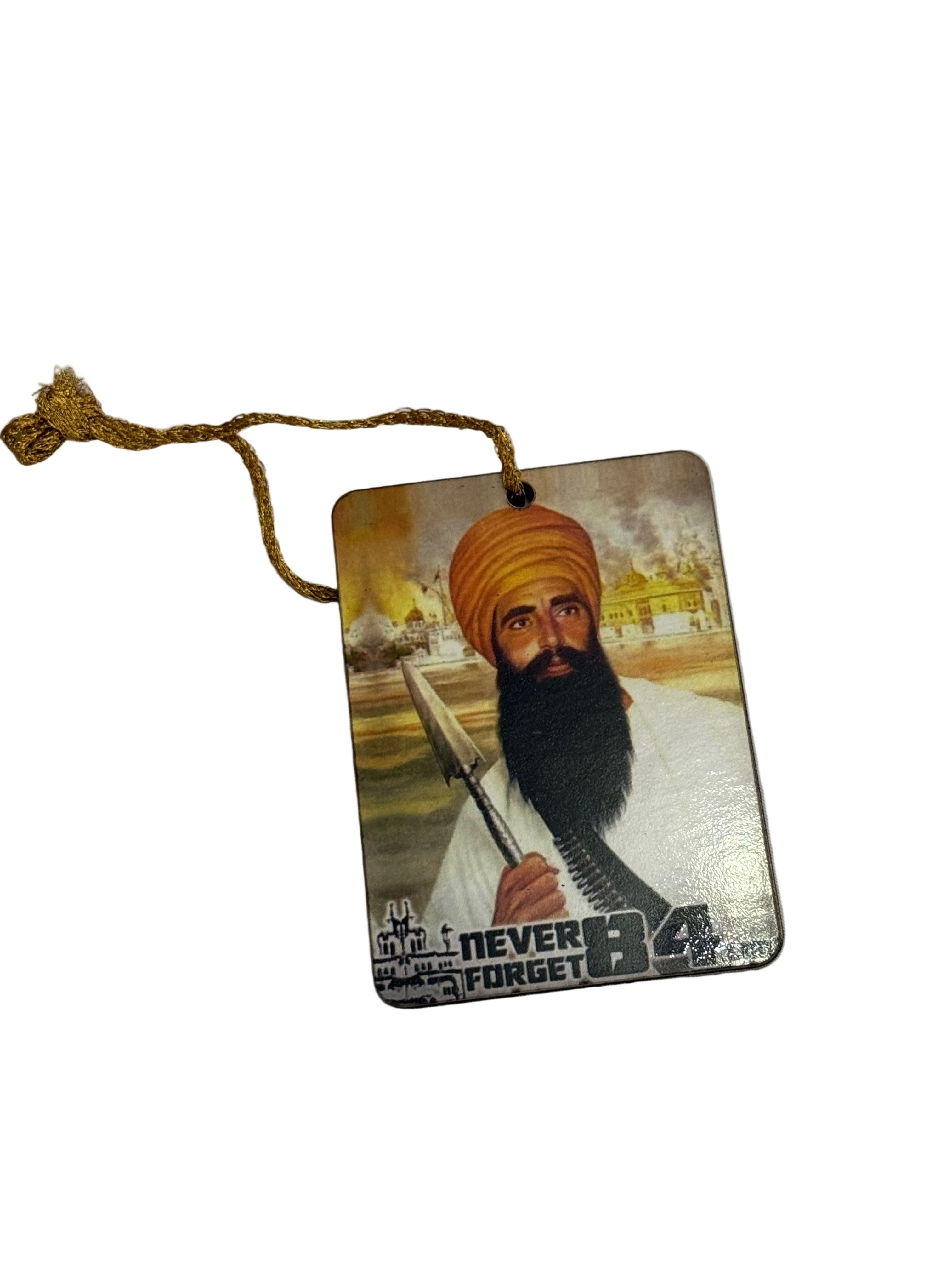 Sant Jarnail Singh Bhindranwale Ji – Mirror Hanging Ornament