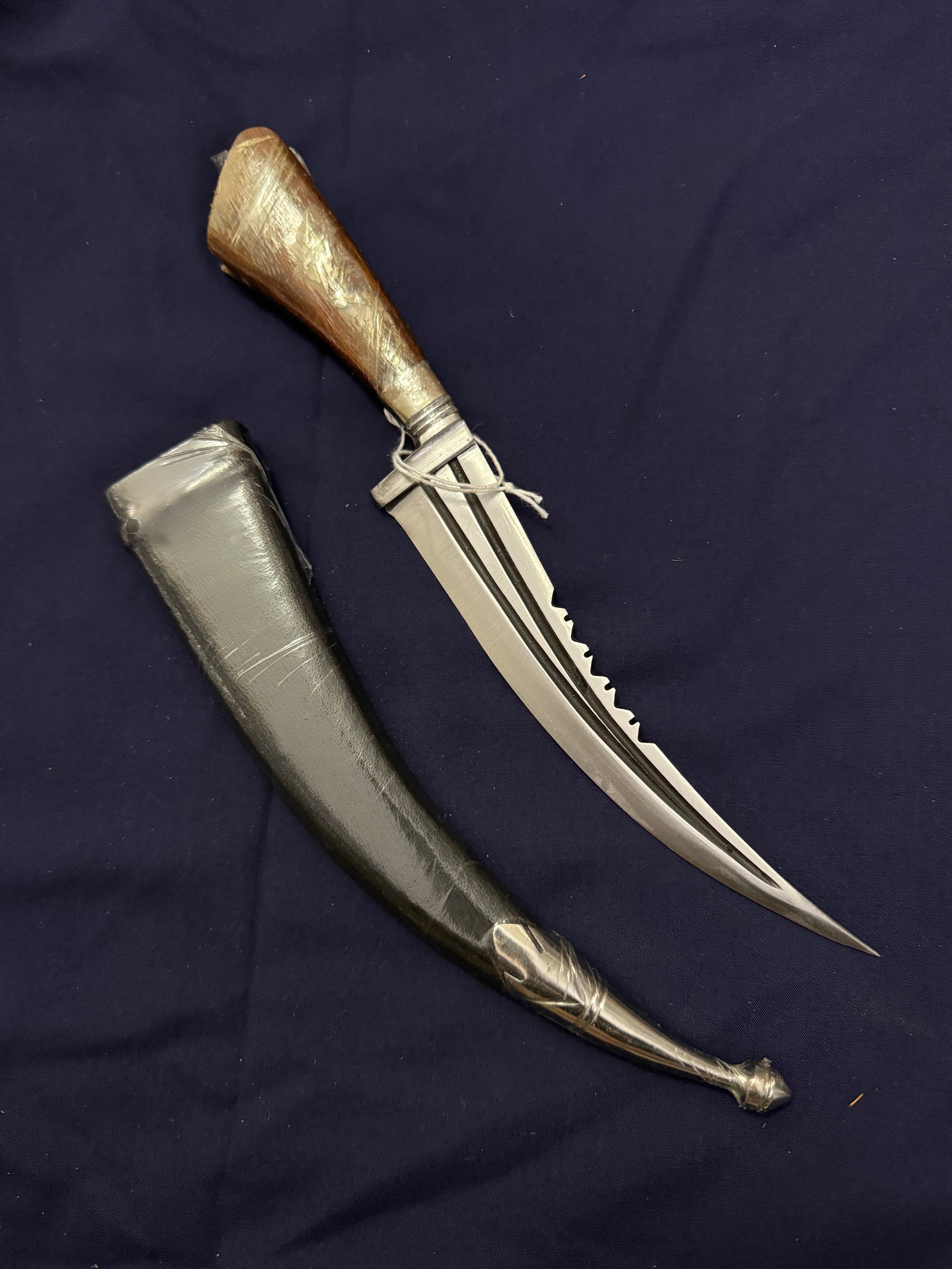 13" Curved Kirpan (black)