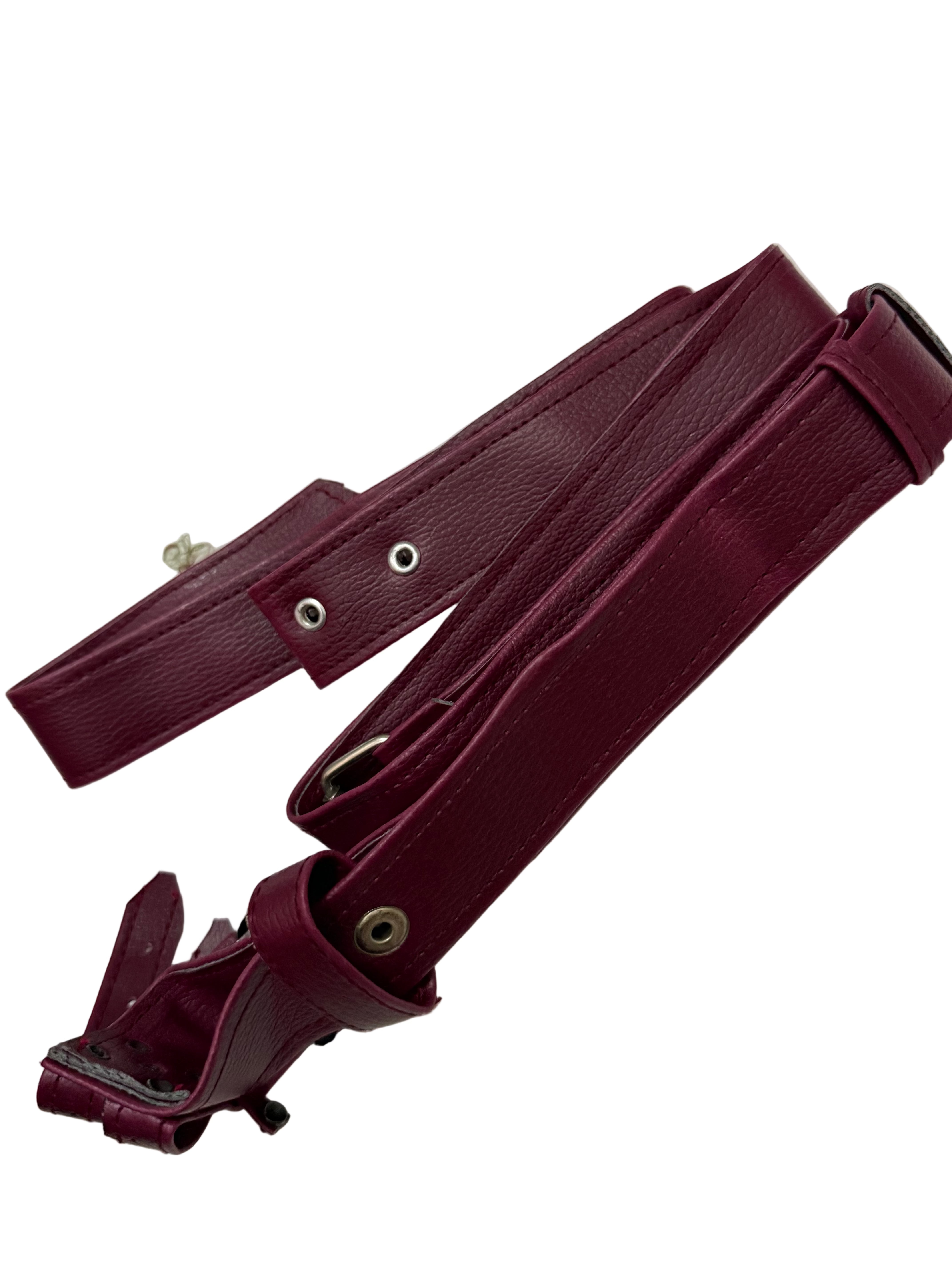 Purple 1.5inch Leather Buckle Gatra