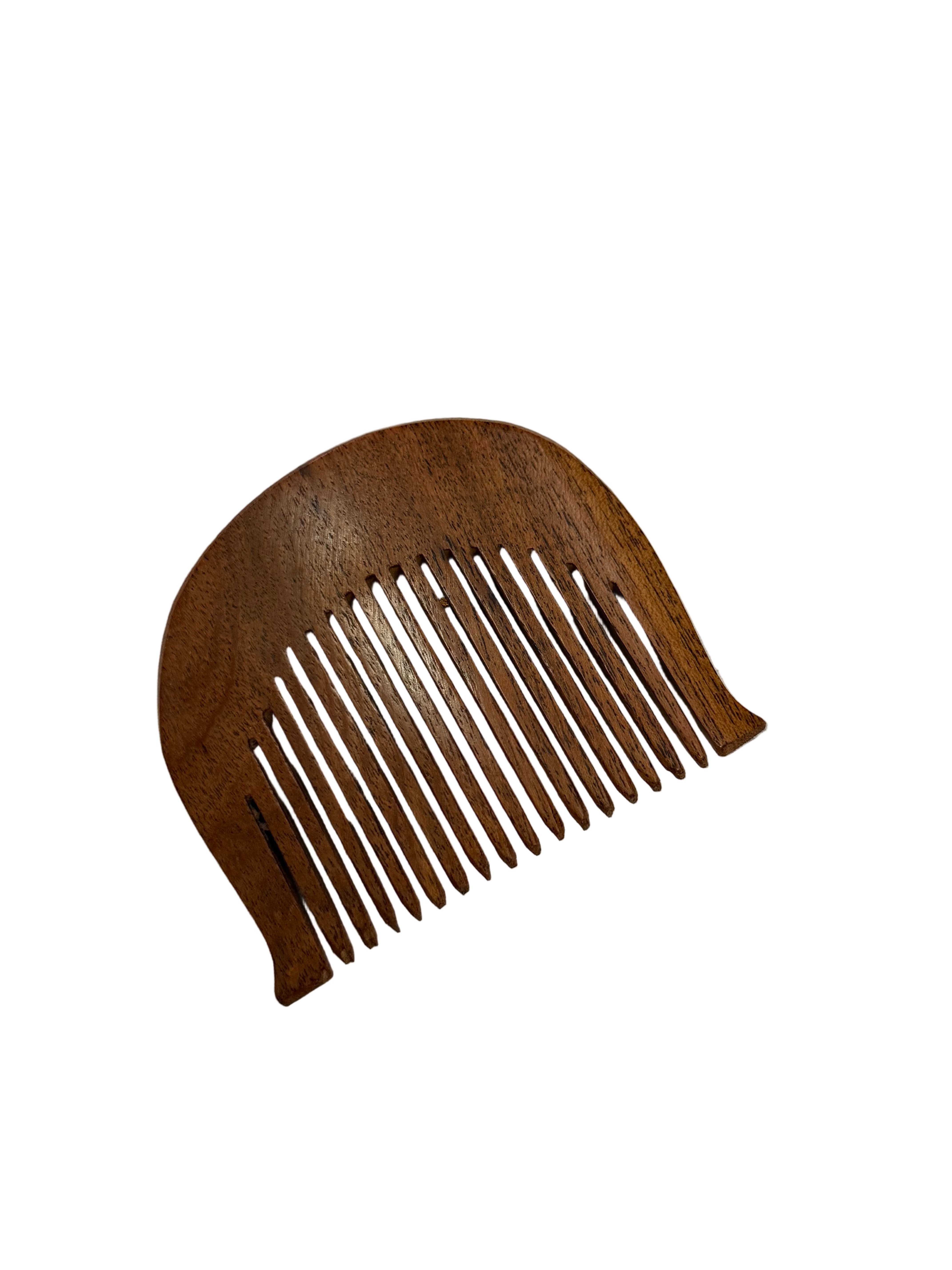 Brown Wooden Curved Kanga 7.6cm