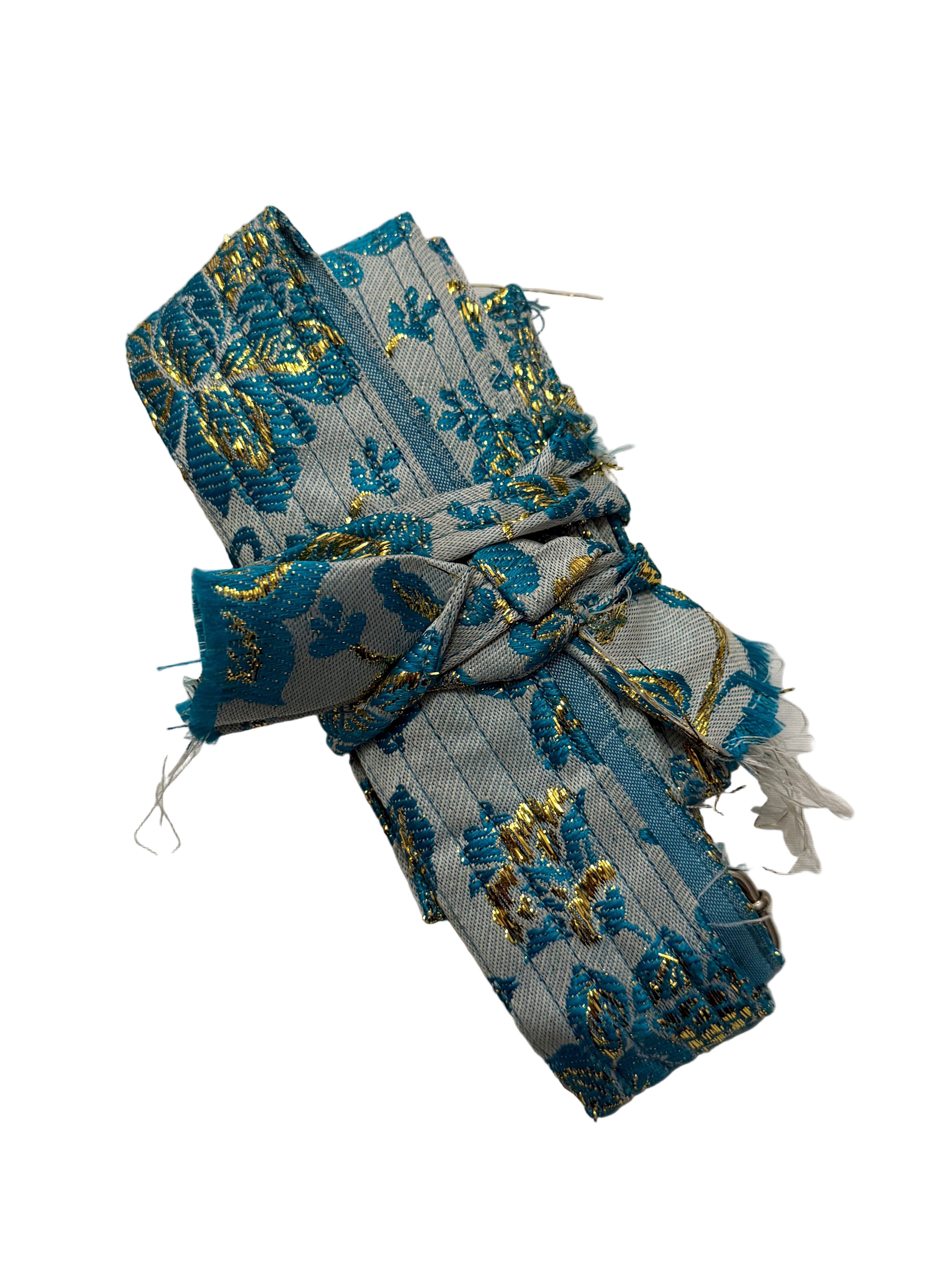 Light Blue with Gold Hajuri Gatra