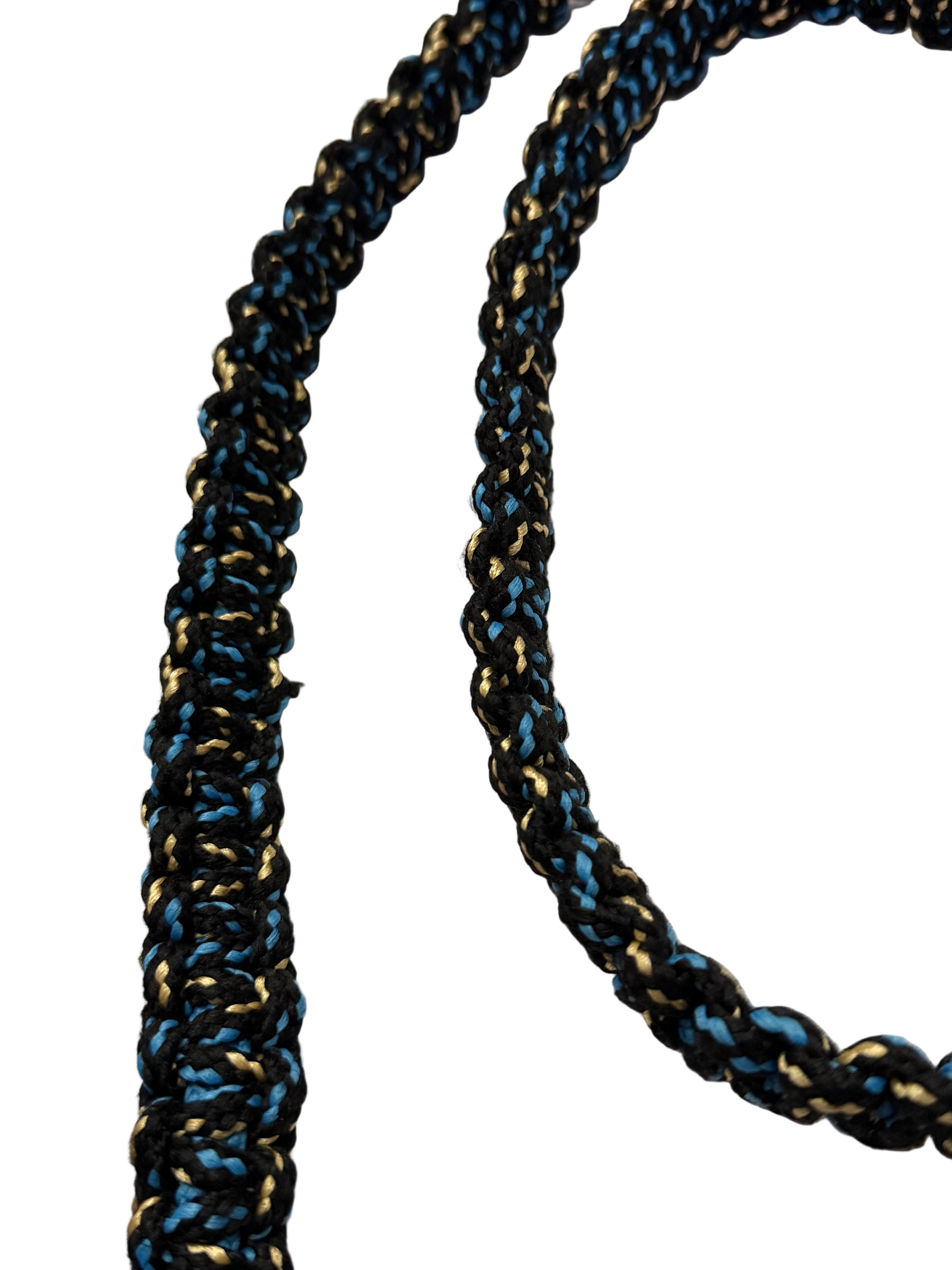 Black Dohri Gatra with Yellow & Light Blue design