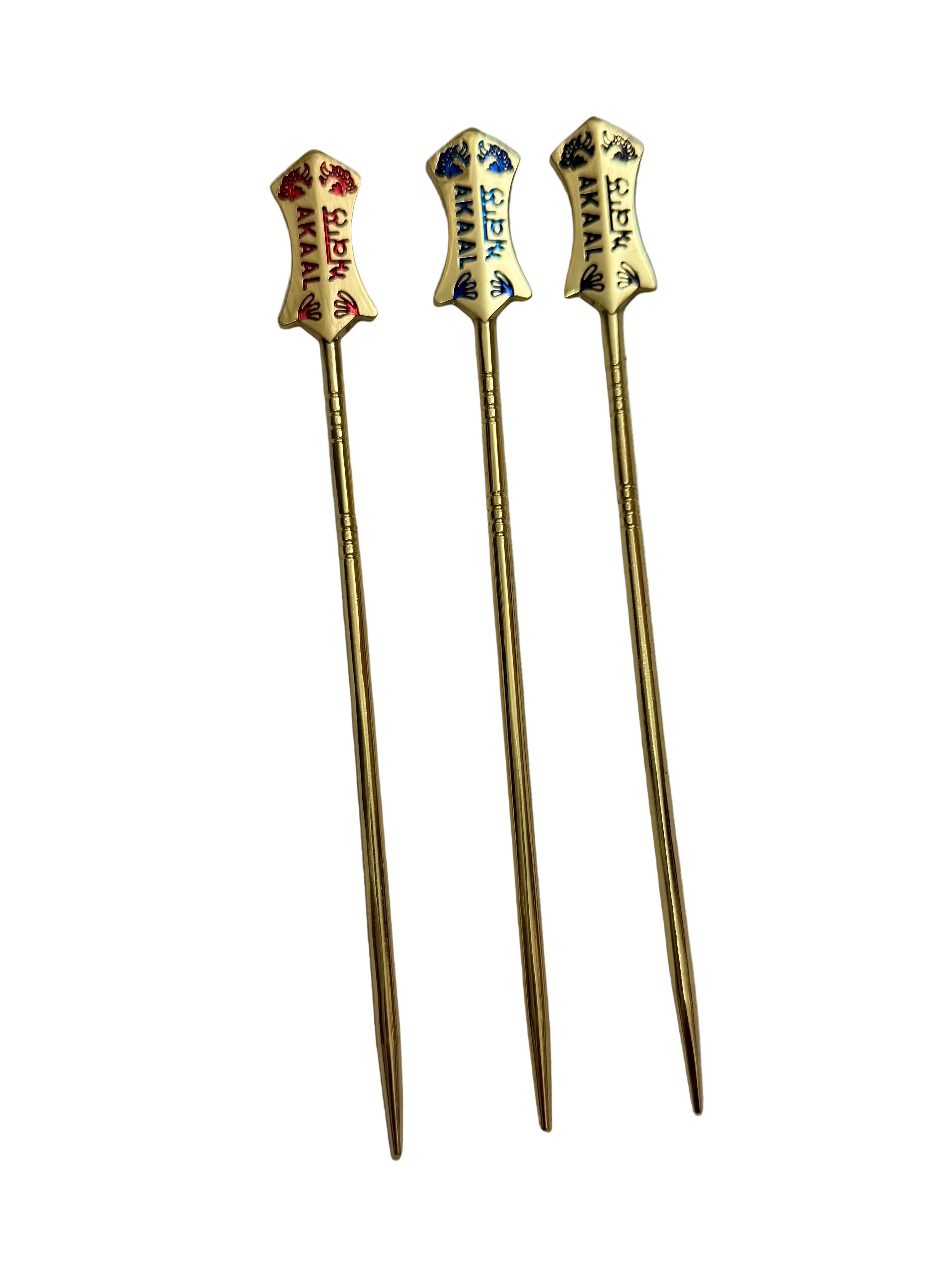 Gold Khanda Design Salai (Baaj)