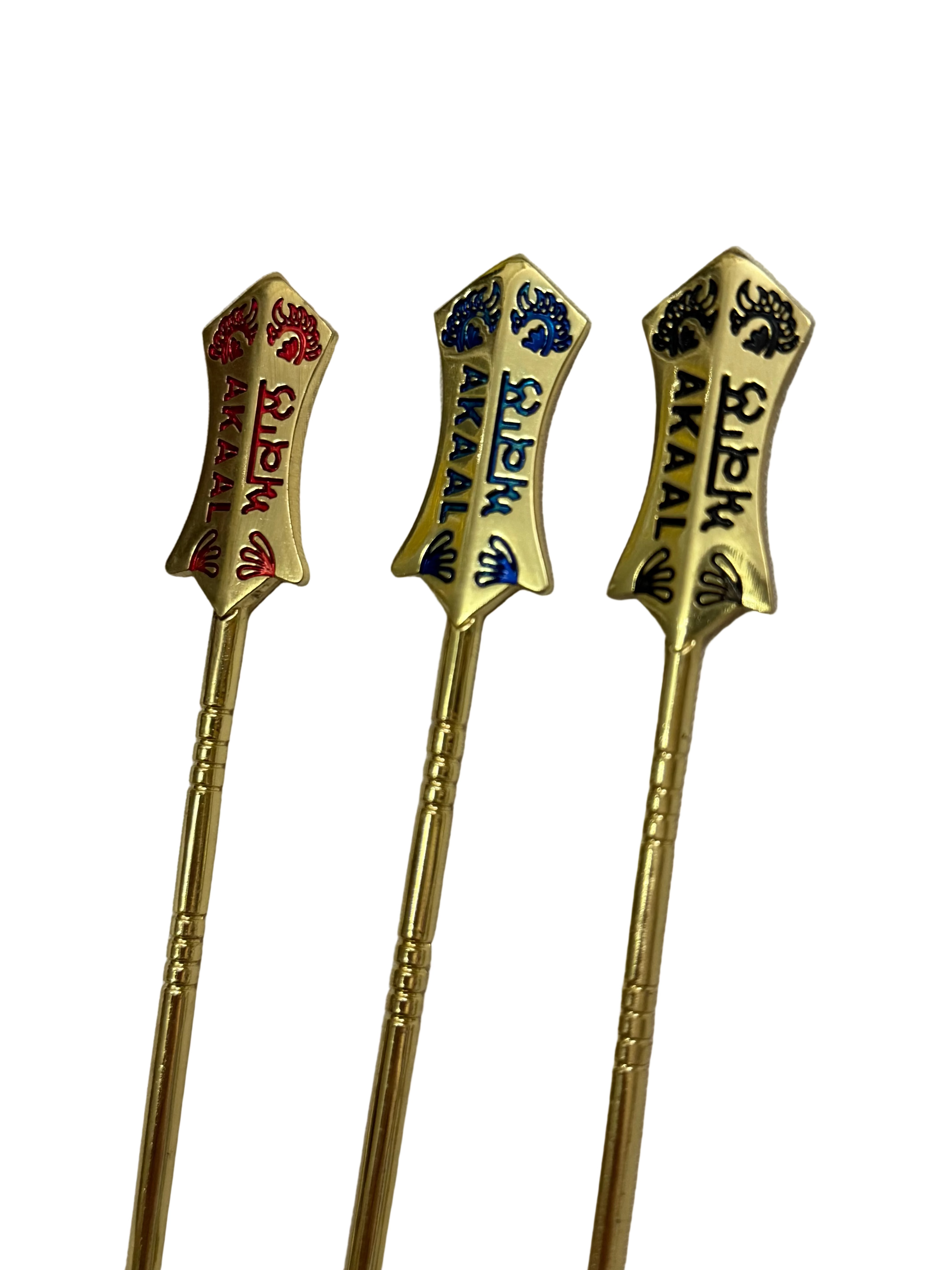 Gold Khanda Design Salai (Baaj)