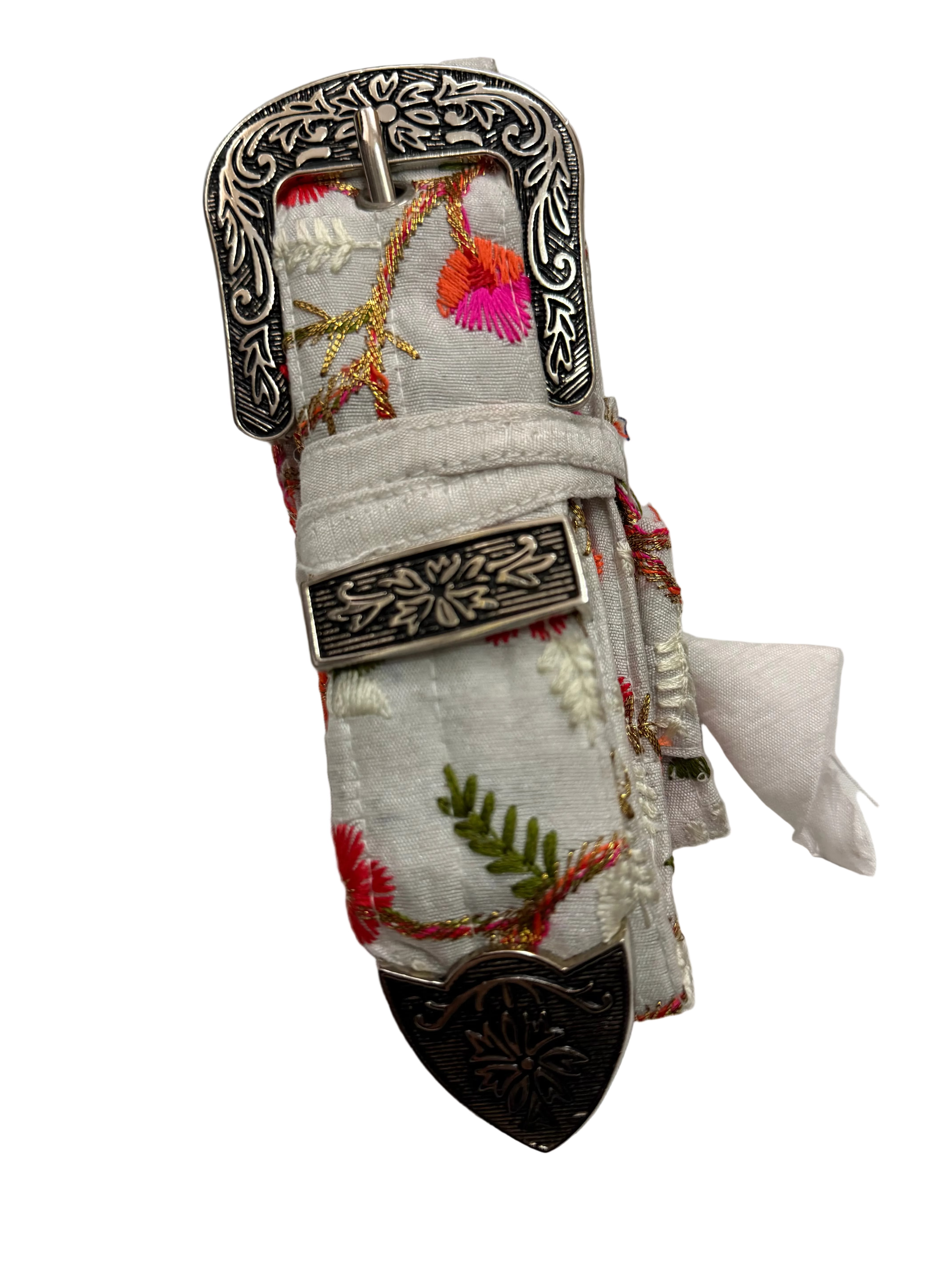White Adjustable Buckle Gatra