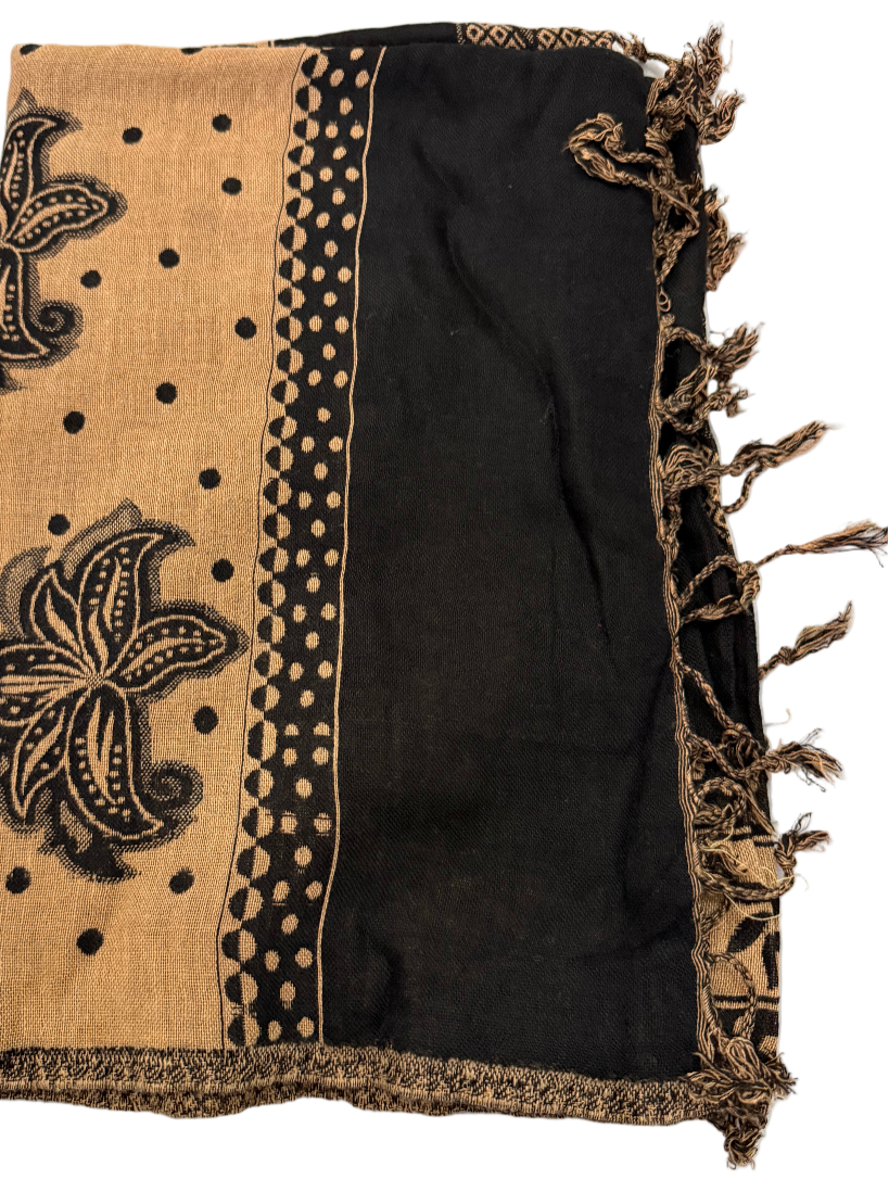 Black womens shawl