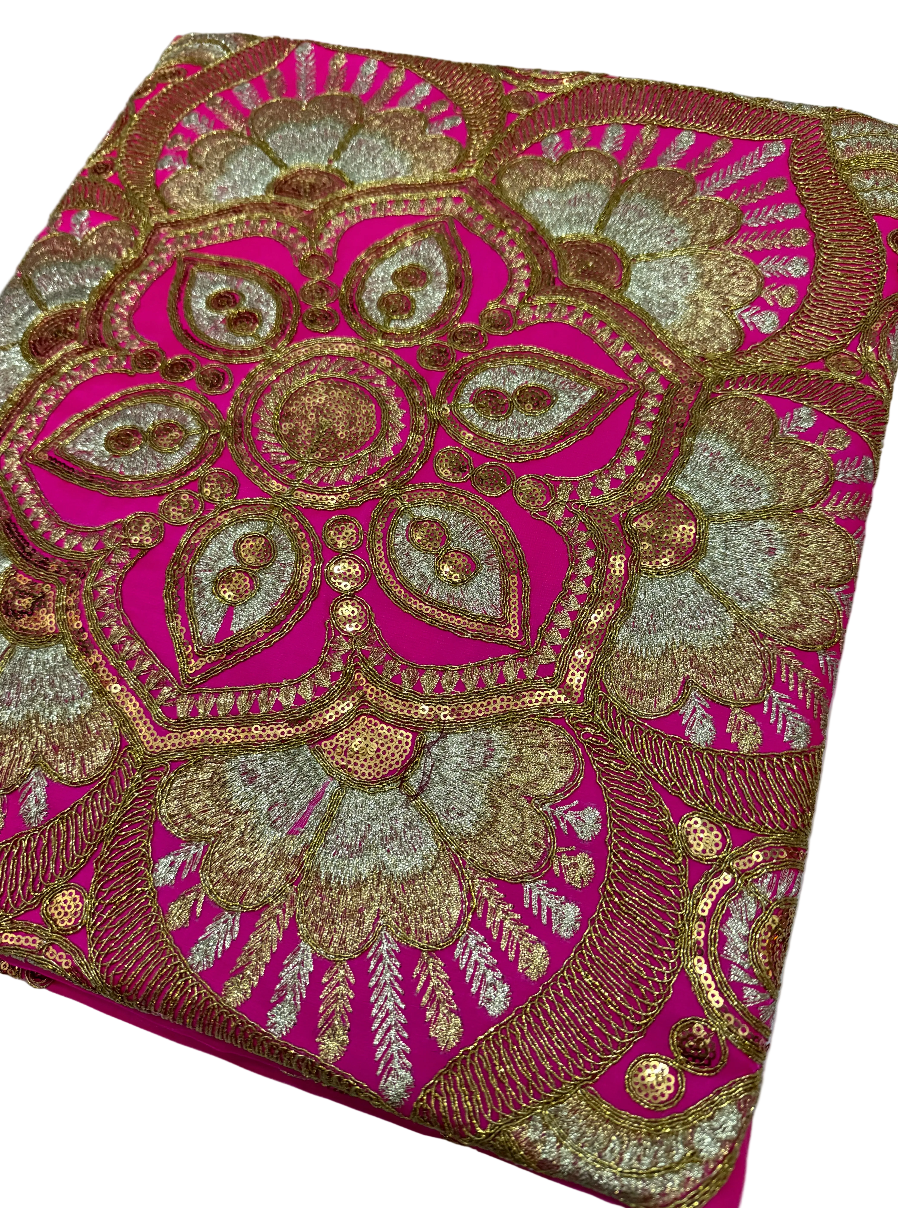 Hot Pink Rumalla Sahib