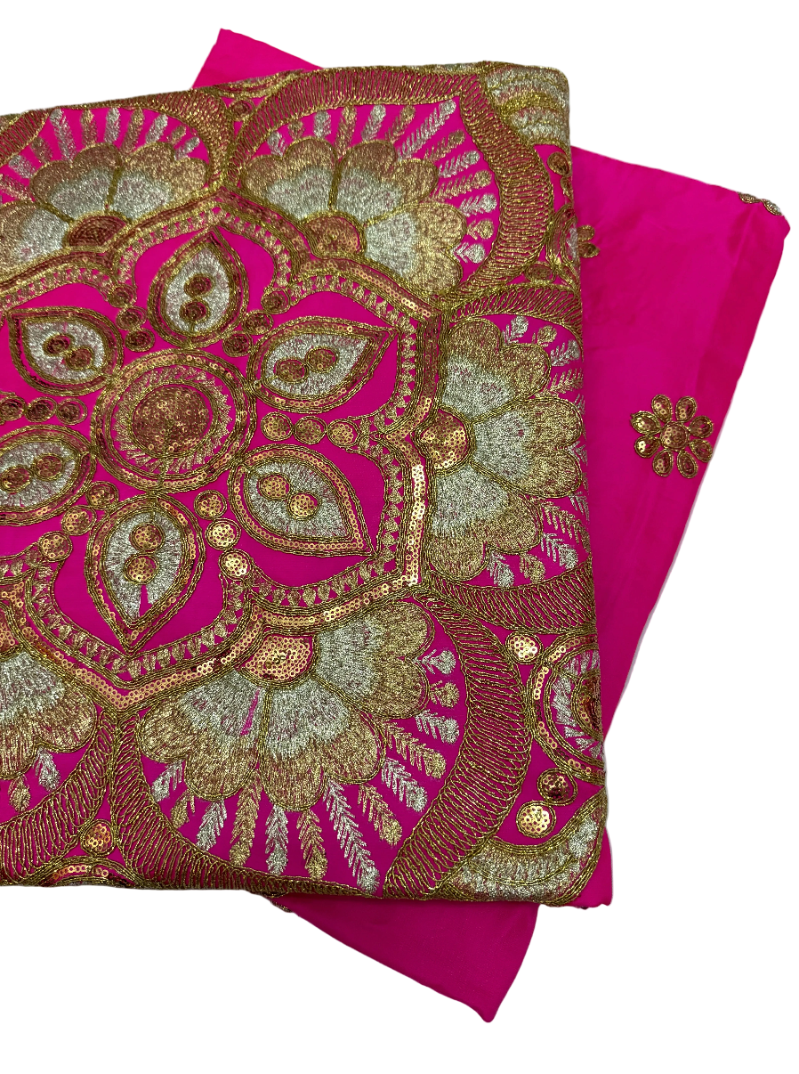 Hot Pink Rumalla Sahib