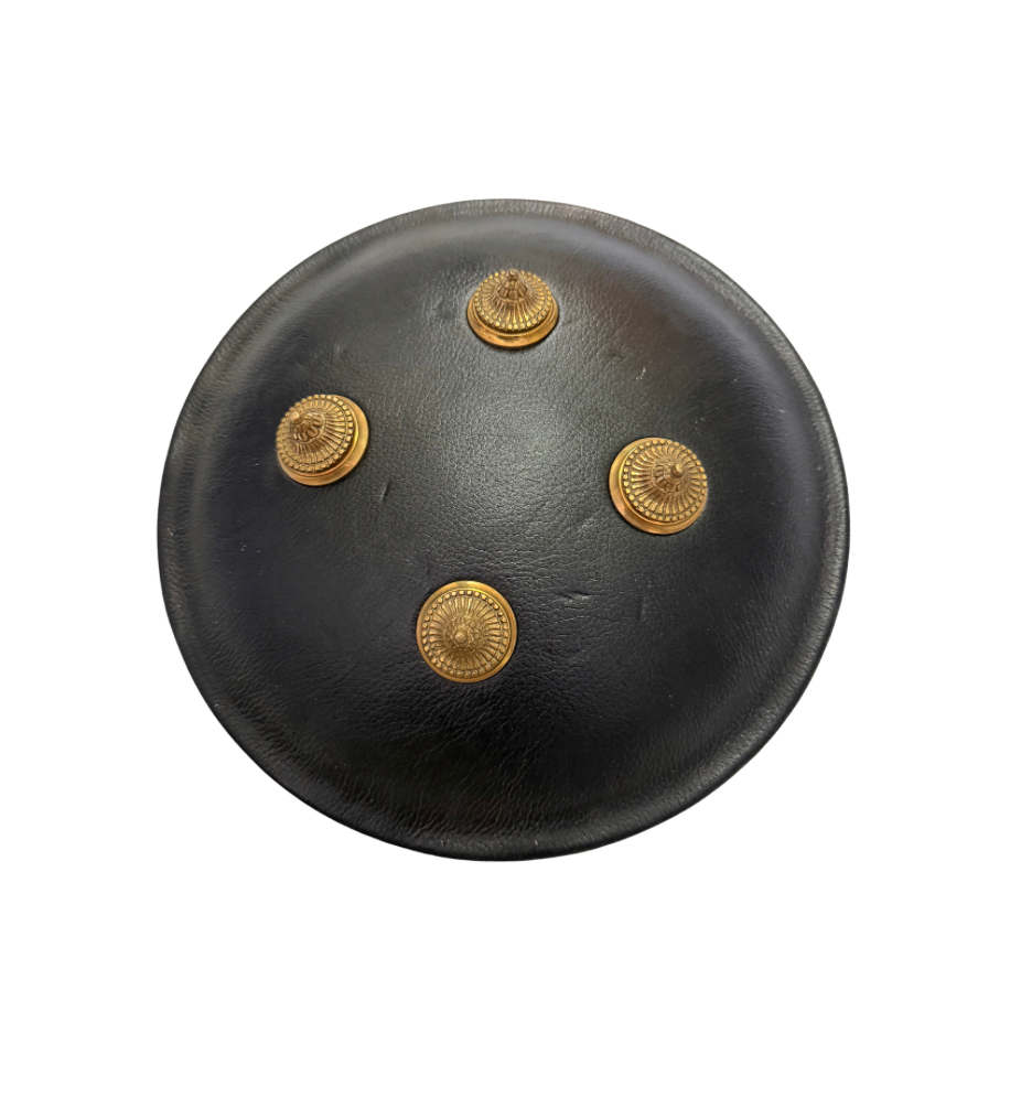 13" Black Leather Dhaal