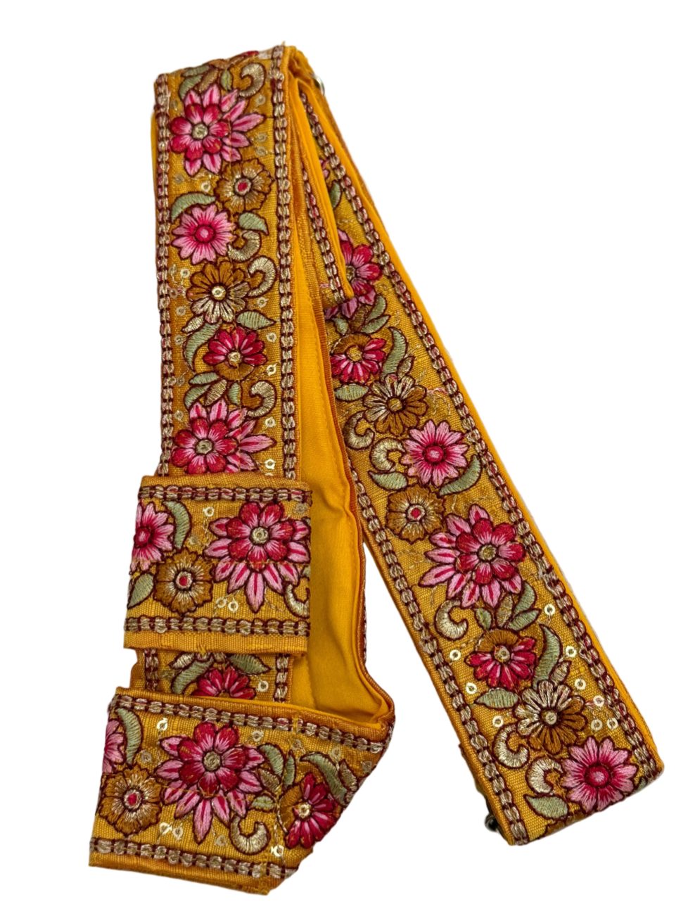 Yellow Floral Flower Gatra 2inch