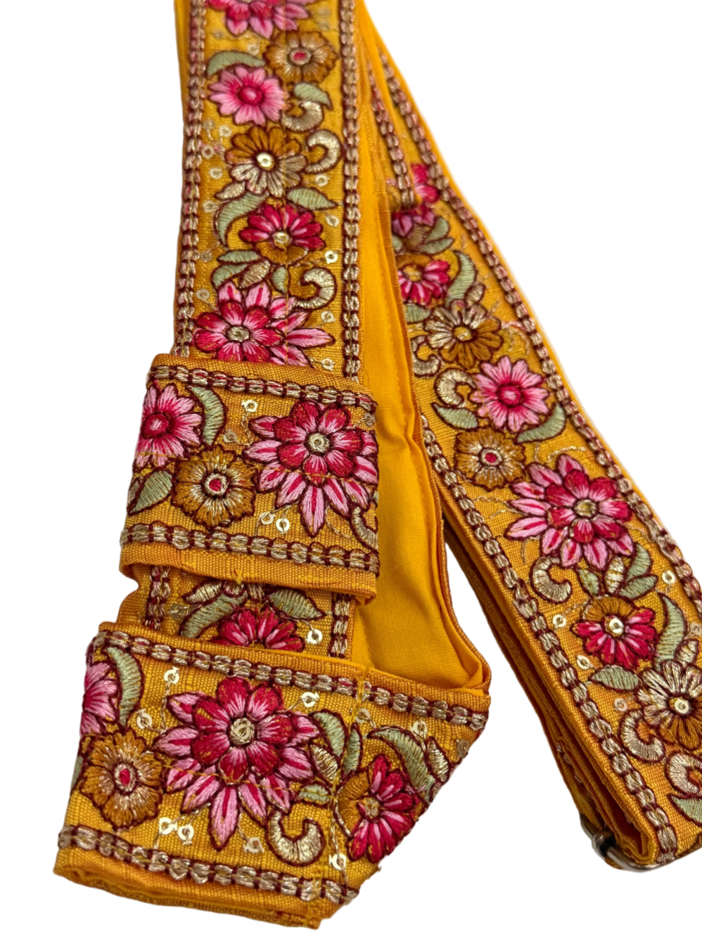 Yellow Floral Flower Gatra 2inch
