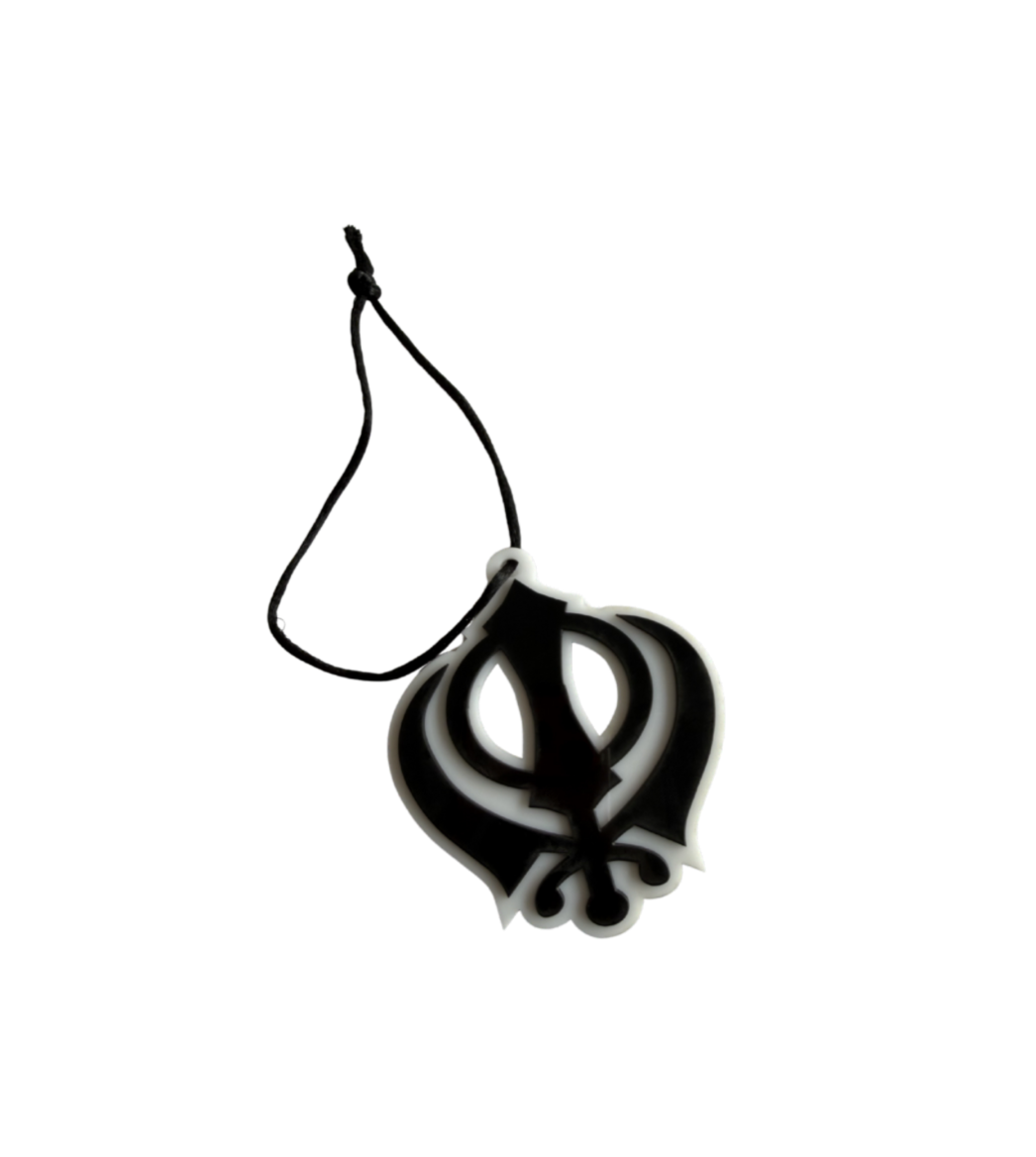 Khanda Car Hanging Piece