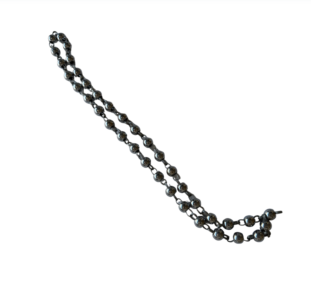 38 bead steel mala