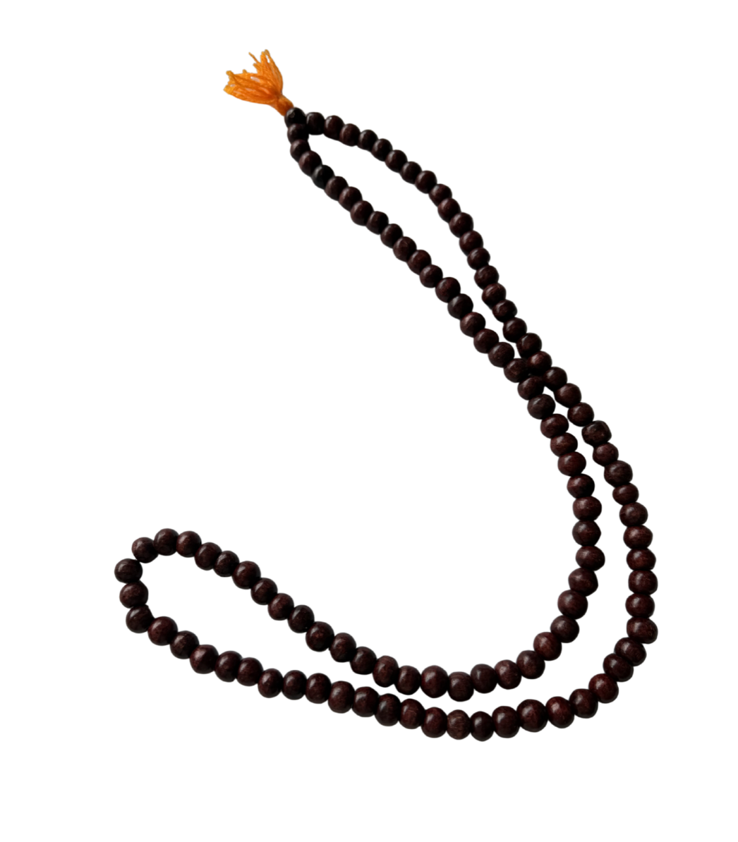 108 Dark Brown Wooden Mala
