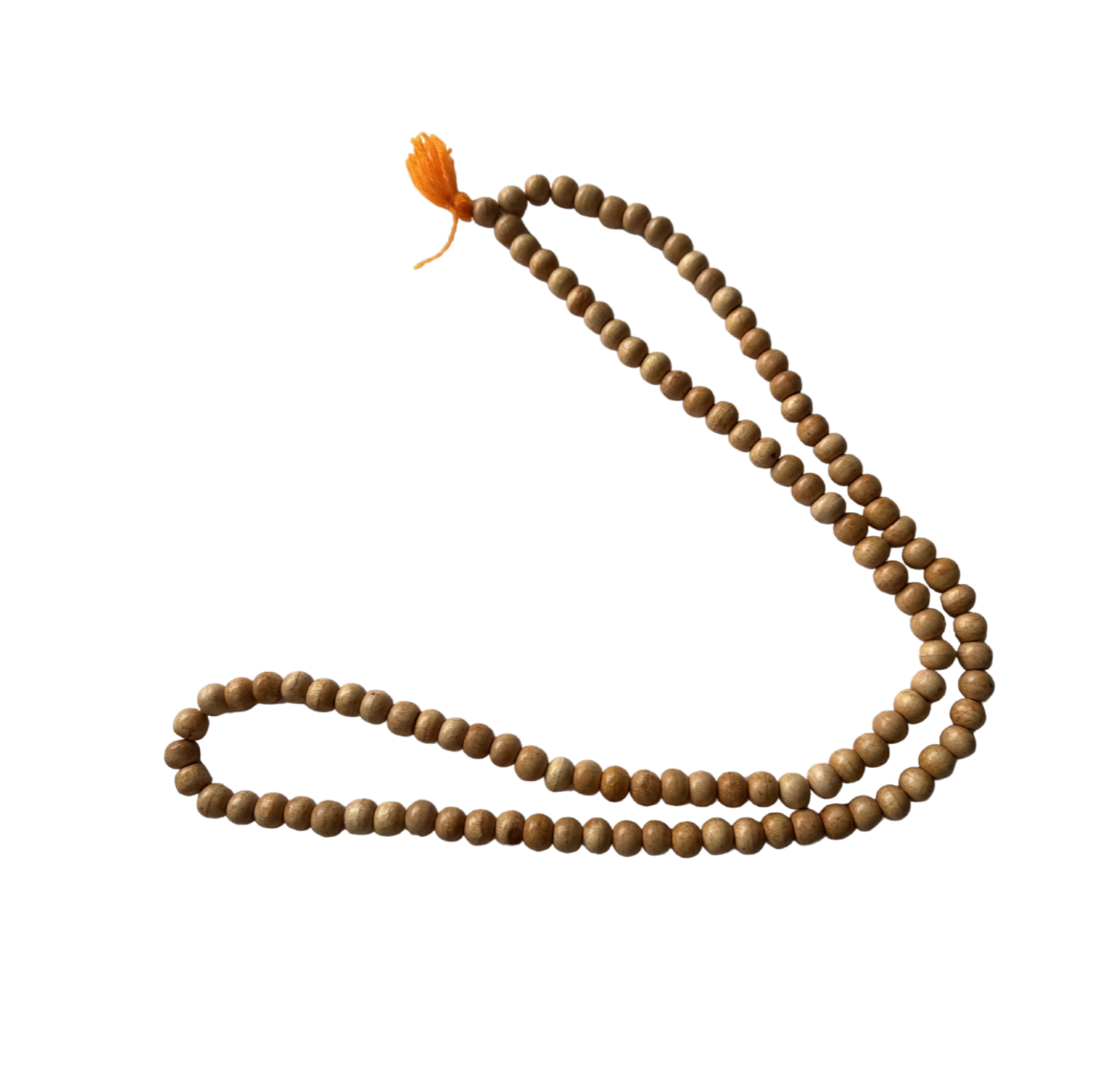 108 Light Brown Wooden Mala