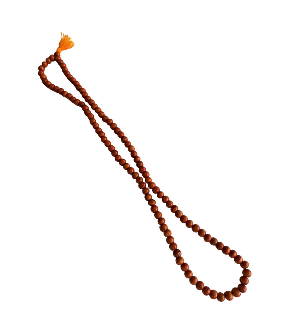 108 Red Wooden Mala