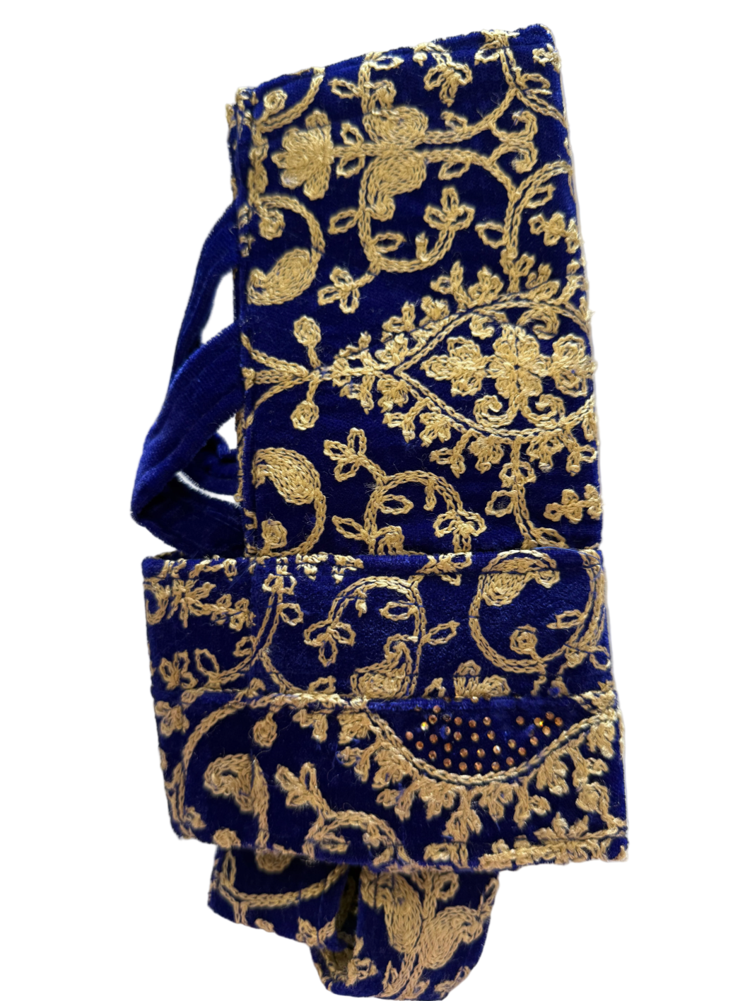 Blue and Gold Velvet 3ft gatra