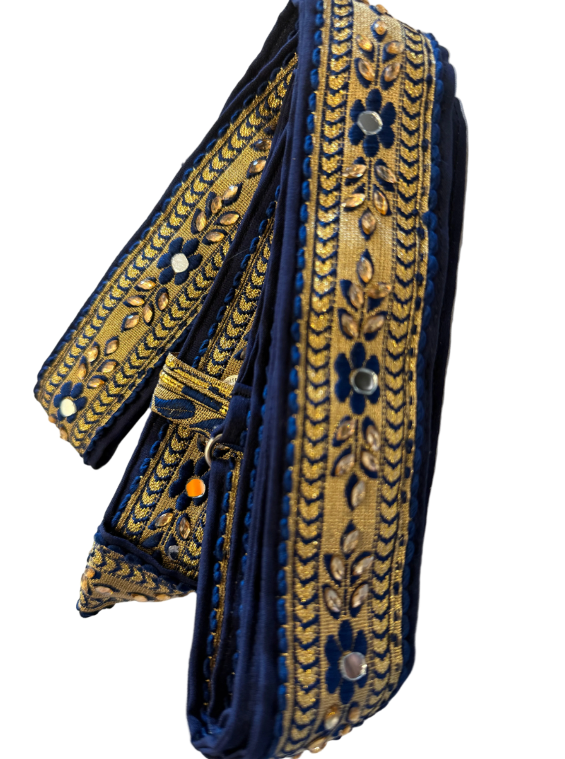 Blue and Gold 1.5 inch Gatra
