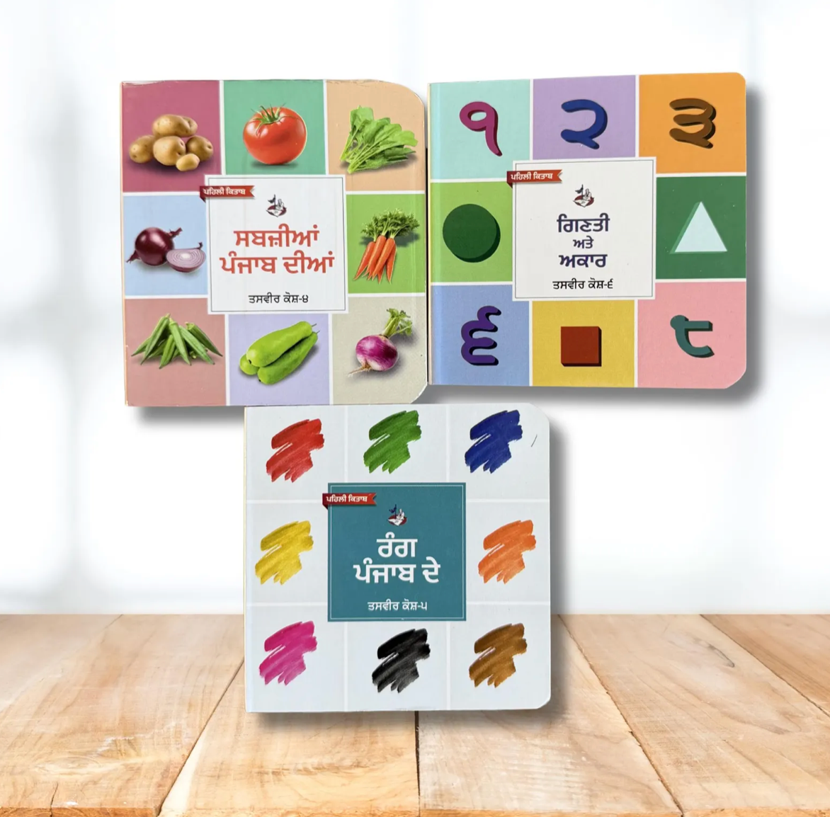 My First Punjabi Board Book Set For Kids and Toddlers
