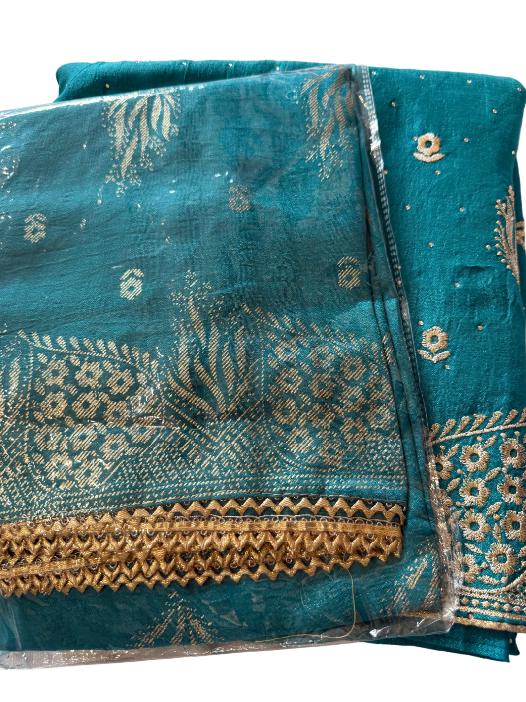 Turquoise Suit - Unstitched