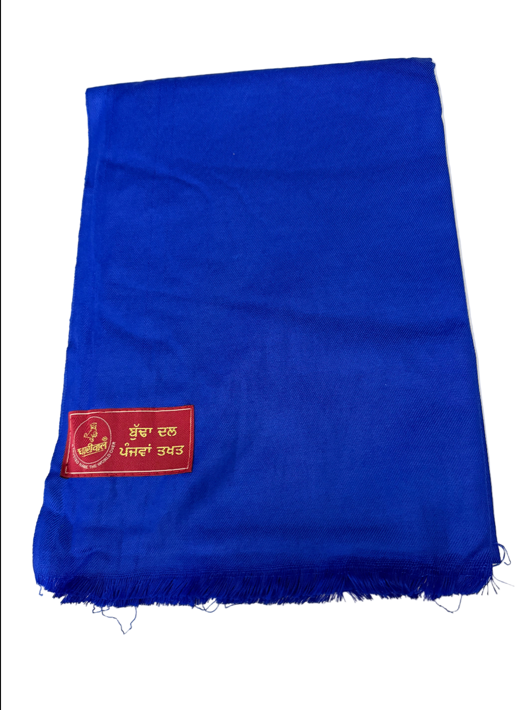 Royal Blue Shawl/ Lohi (Buddha Dal imprinted label)