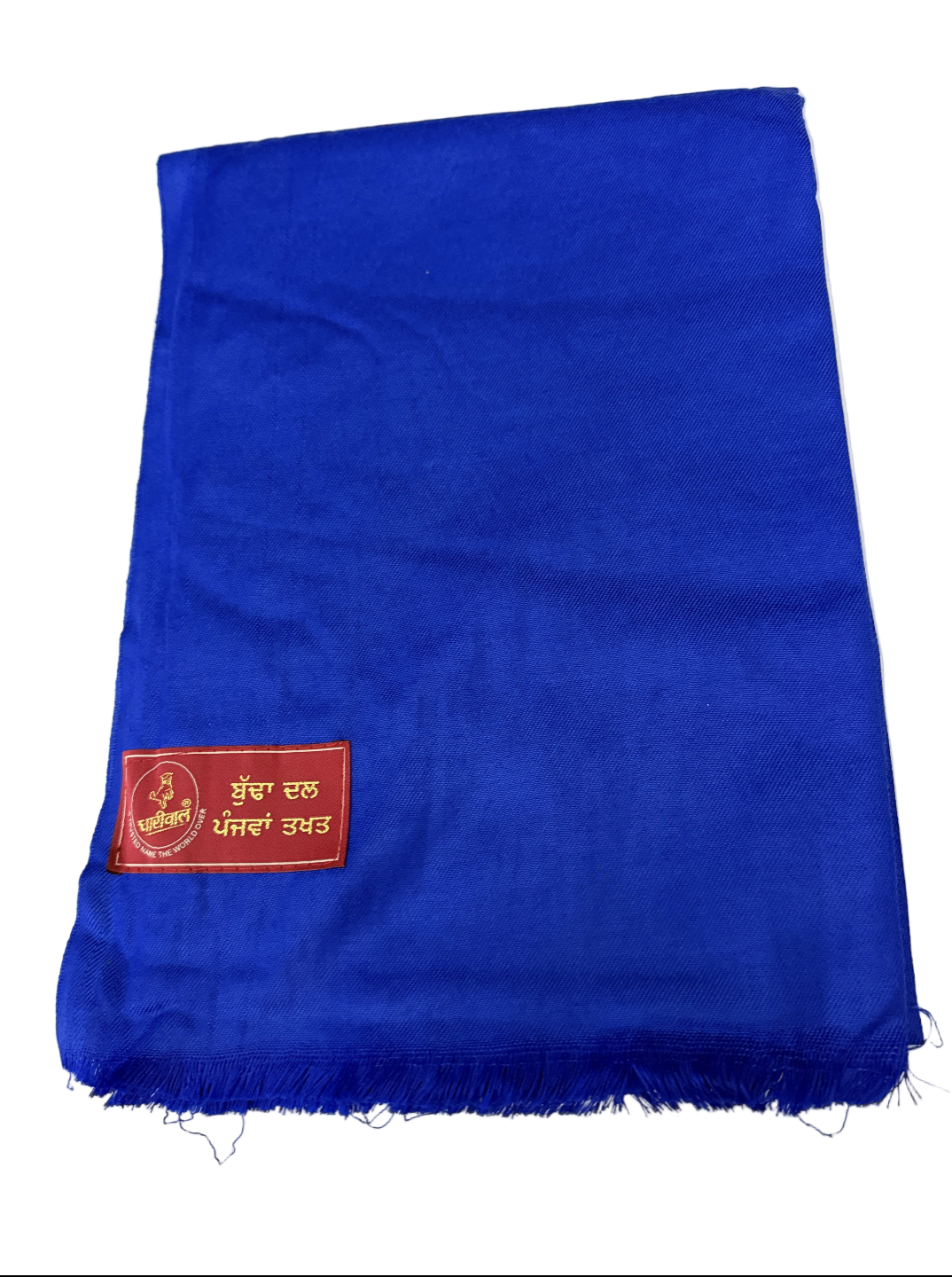 Royal Blue Shawl/ Lohi (Buddha Dal imprinted label)