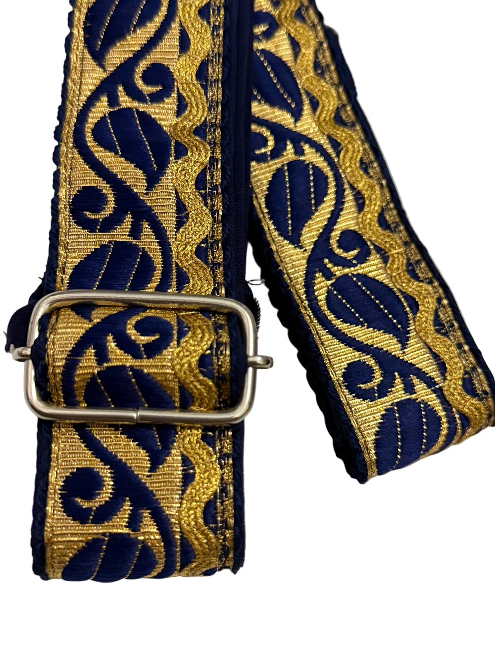 1.5inch Navy Blue and Gold Gatra